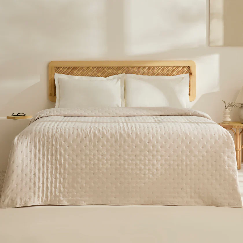 Karaca Home Breezy Bedspread, Single, Beige