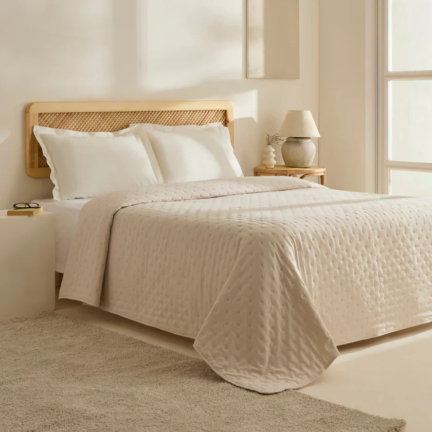 Karaca Home Breezy Bedspread, Single, Beige - Image 2