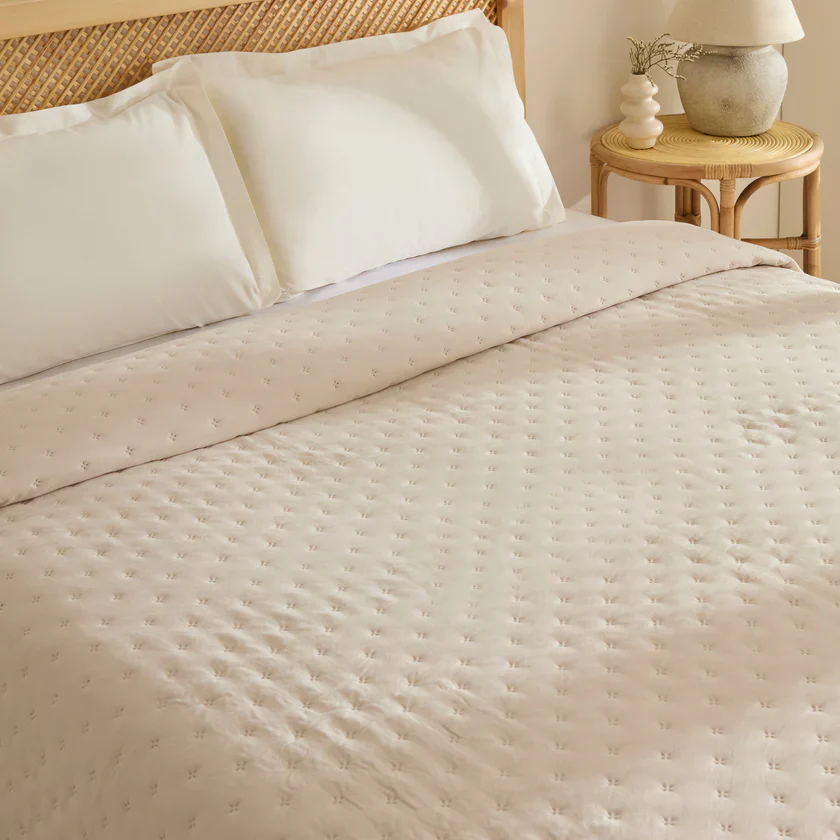 Karaca Home Breezy Bedspread, Single, Beige - Image 4