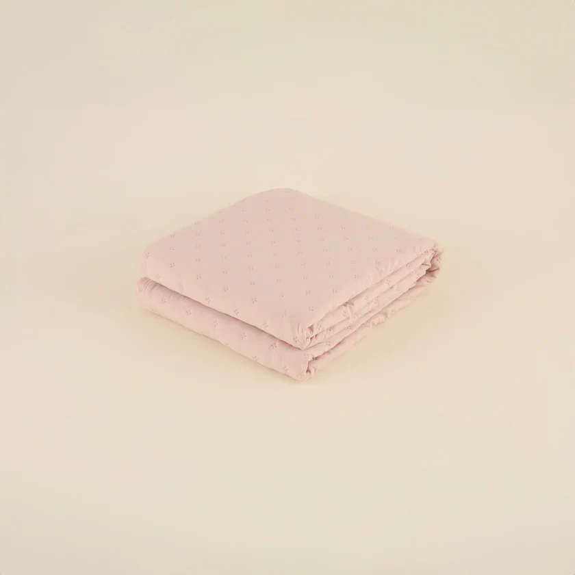 Karaca Home Breezy Bedspread, Single, Powder Pink - Image 7