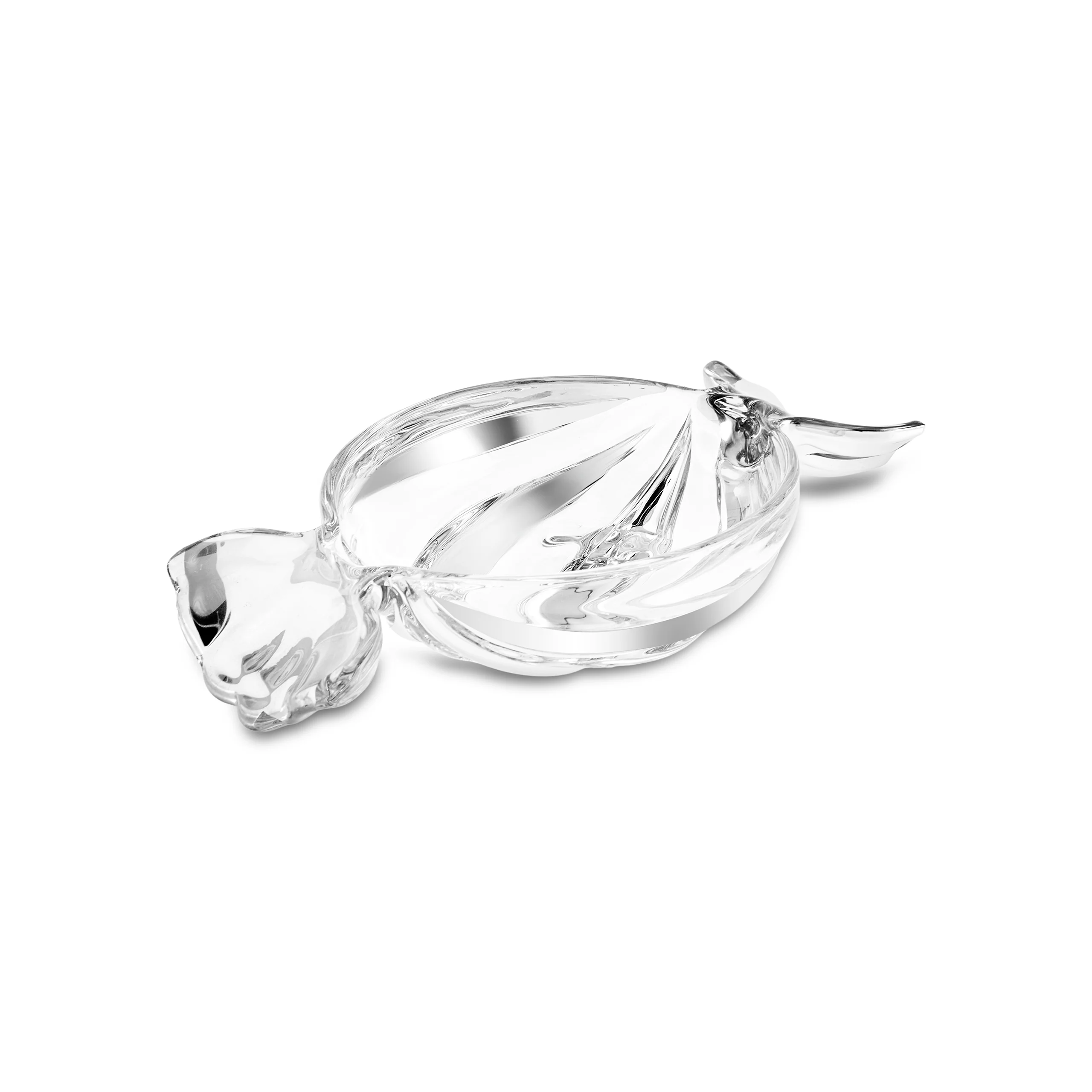 Karaca Candy Glass Decorative Bowl, 26cm, Silver - Image 4