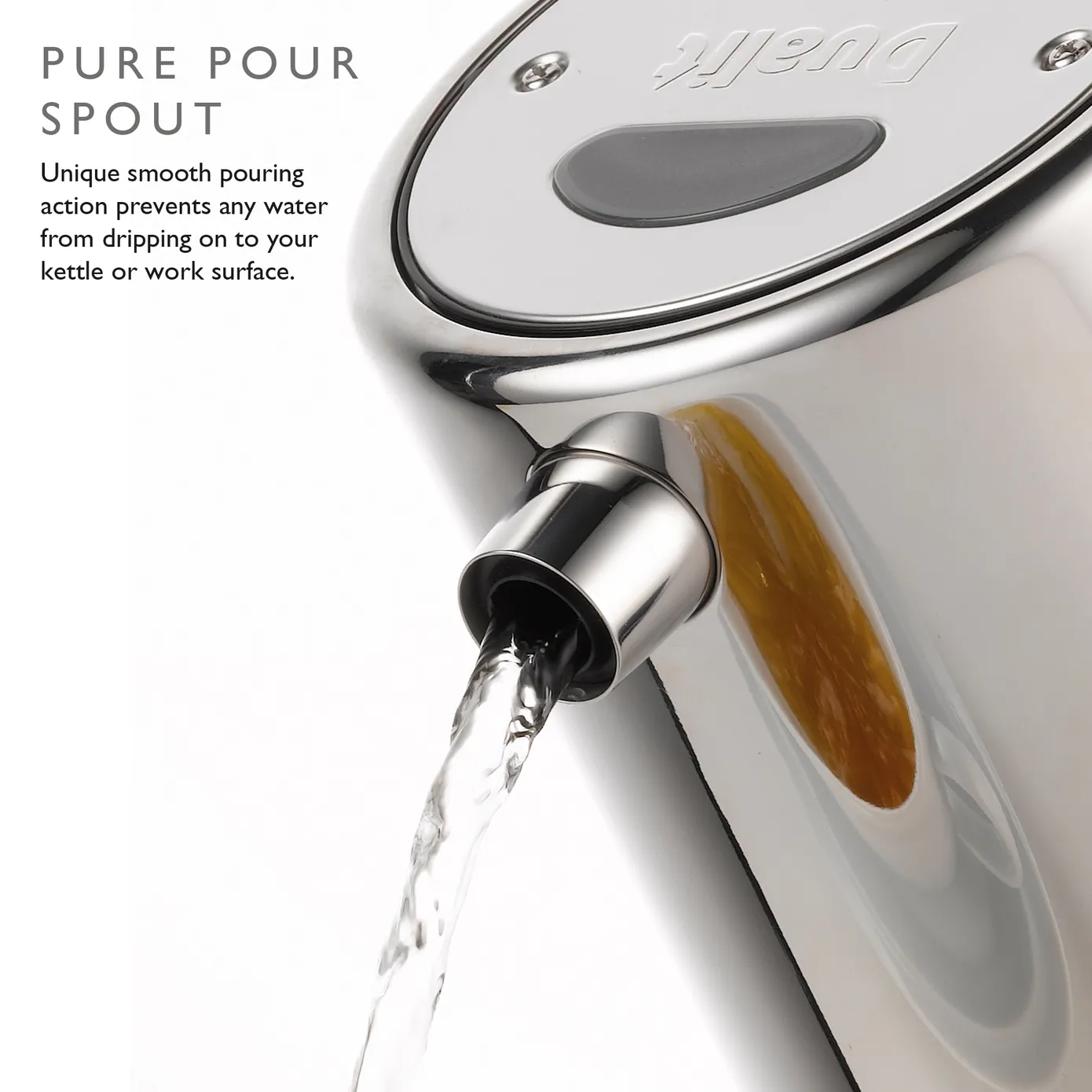 Dualit Architect Kettle, 1.5L, Grey Multi - Image 3
