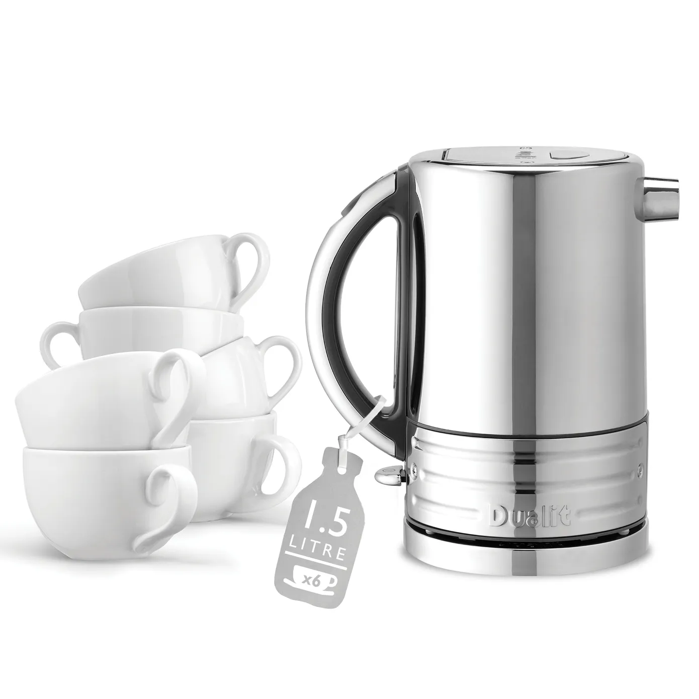 Dualit Architect Kettle, 1.5L, Grey Multi - Image 7