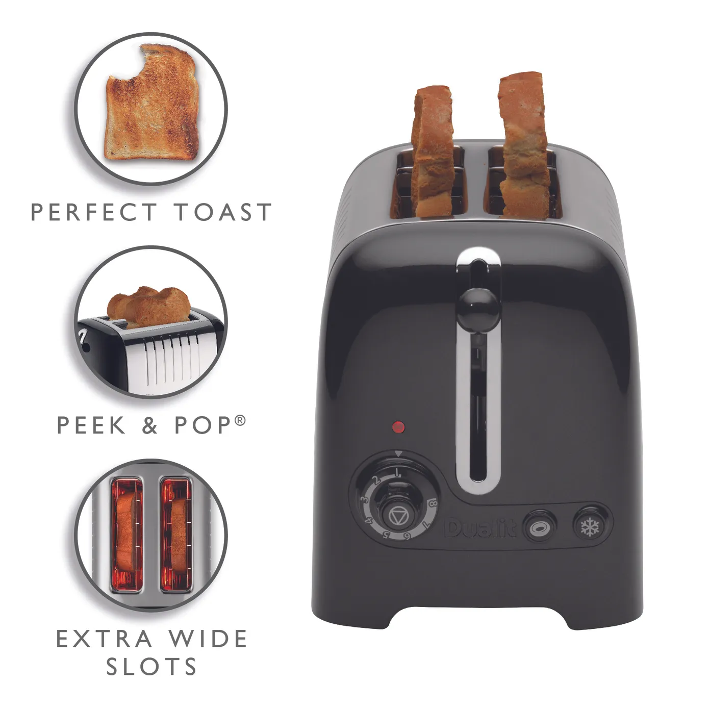 Dualit Black Toaster, 1000W - Image 10