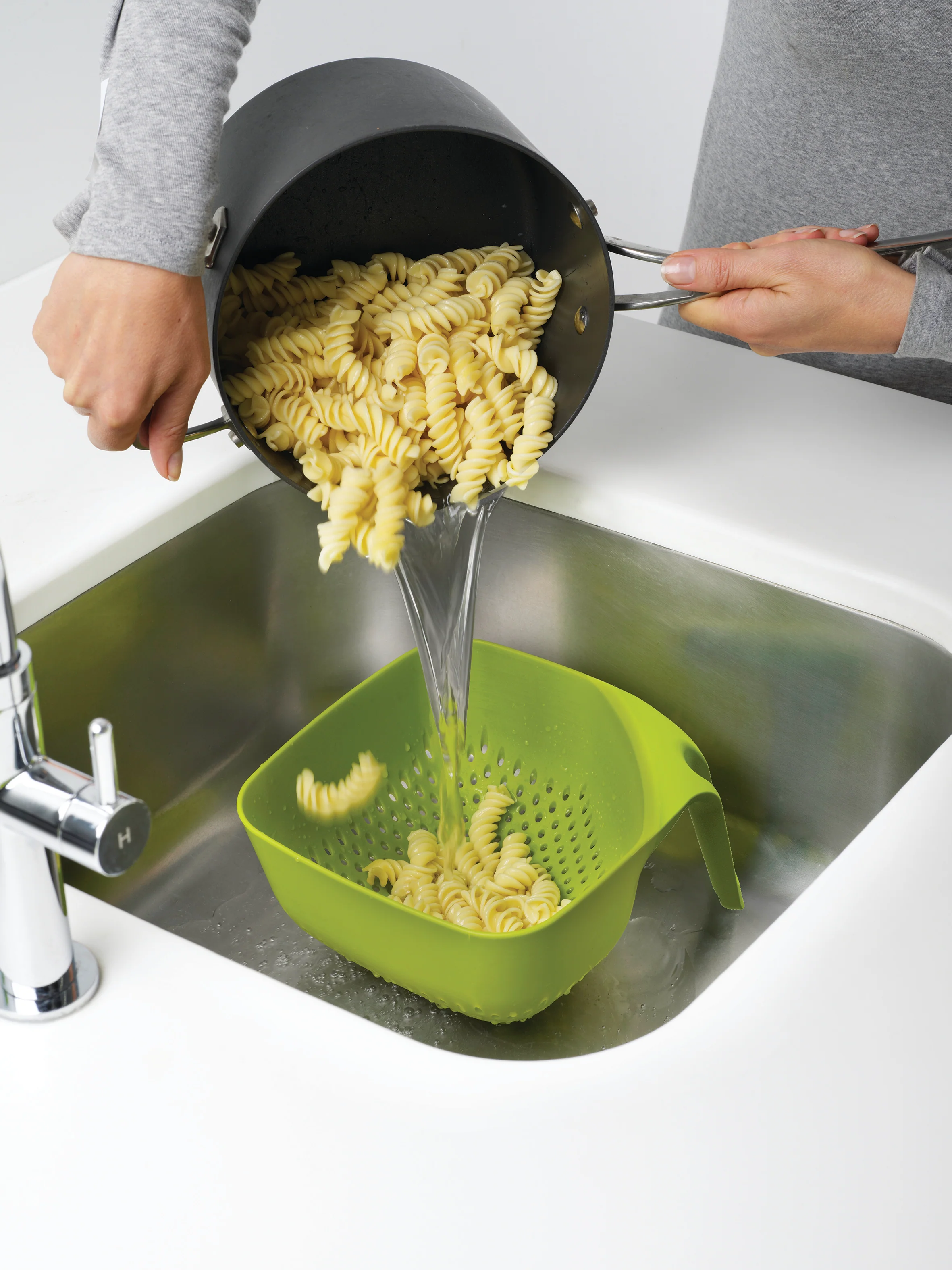 Joseph Joseph Square Colander, Green - Image 2
