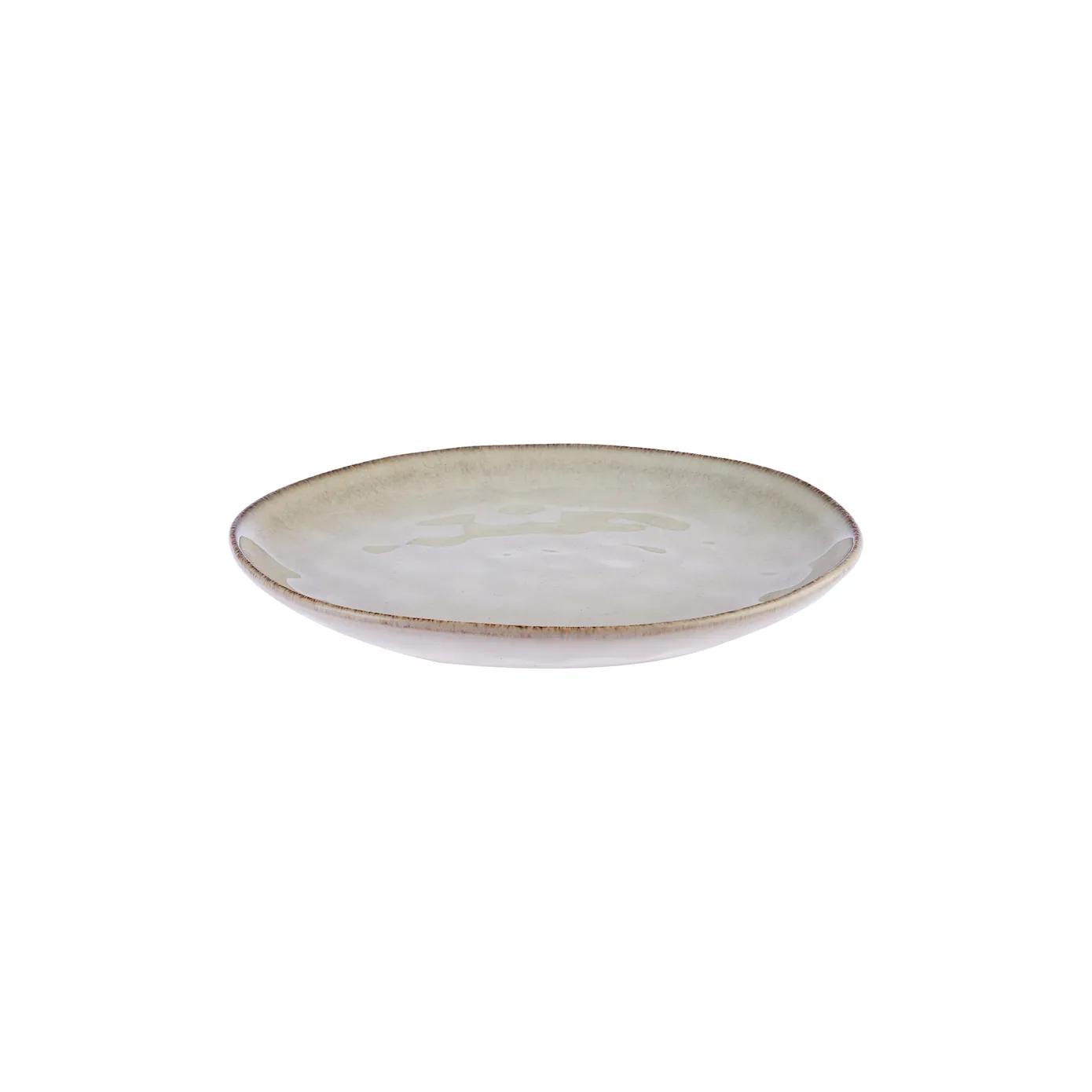 Karaca Aria Reactive Glaze Side Plate, 20cm, Beige - Image 2