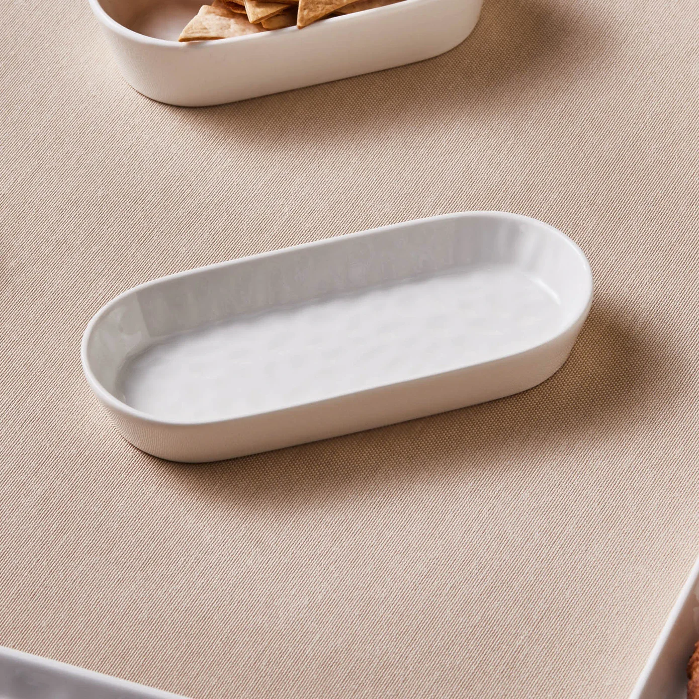 Karaca x by Refika Bembeyaz Bone China Snack Bowl, 15cm, White