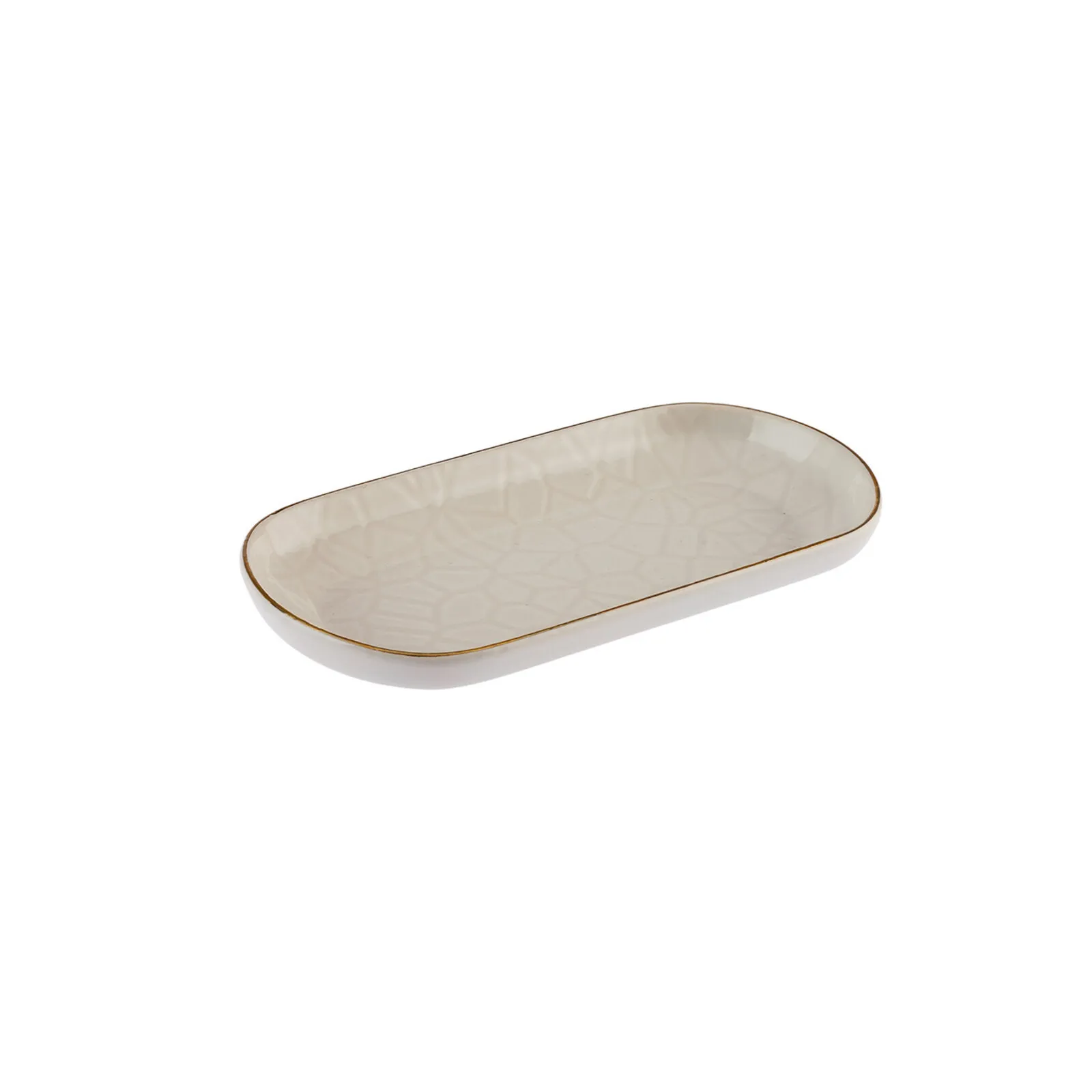 Karaca Calvin Ceramic Serving Platter, 19cm, Multi - Image 2