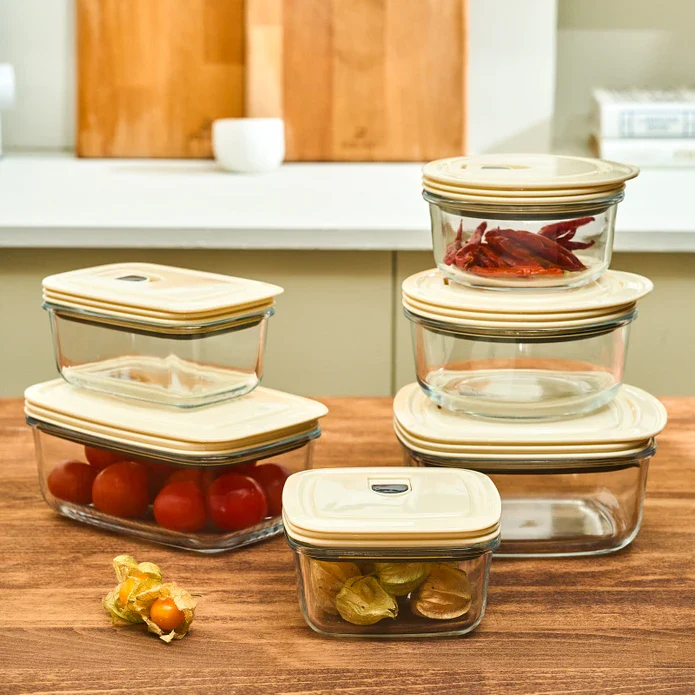Karaca Cream Vacuum Storage Container, 0.83L - Image 4