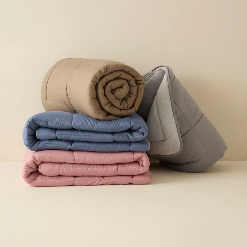 Karaca Home Double Face Duvet, 135x200cm, Beige-Mocha - Image 4