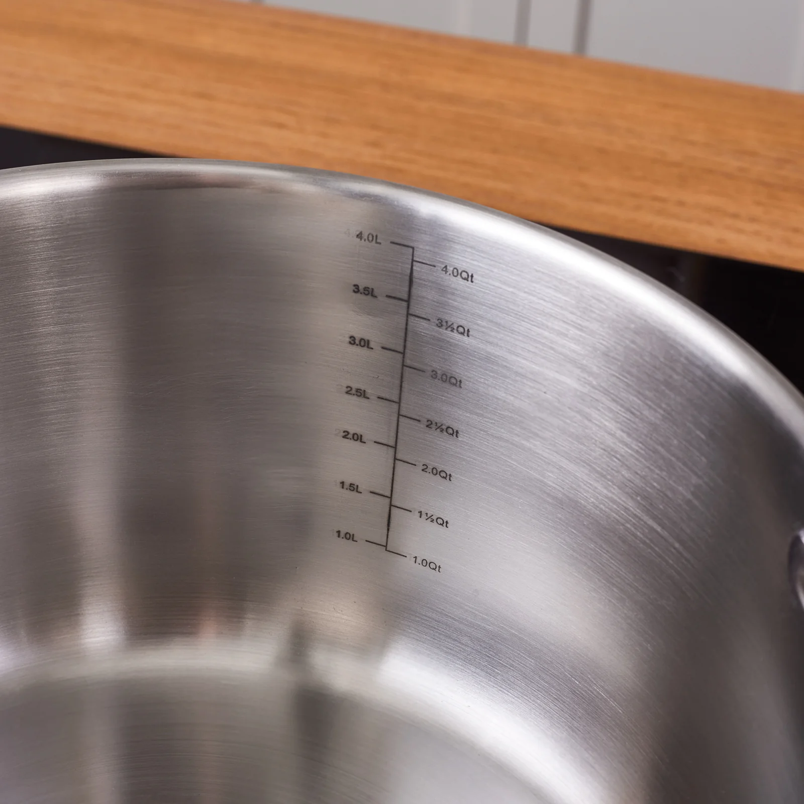 Karaca Elite Stainless Steel Induction Stock Pot & Lid, 22cm, Silver - Image 4