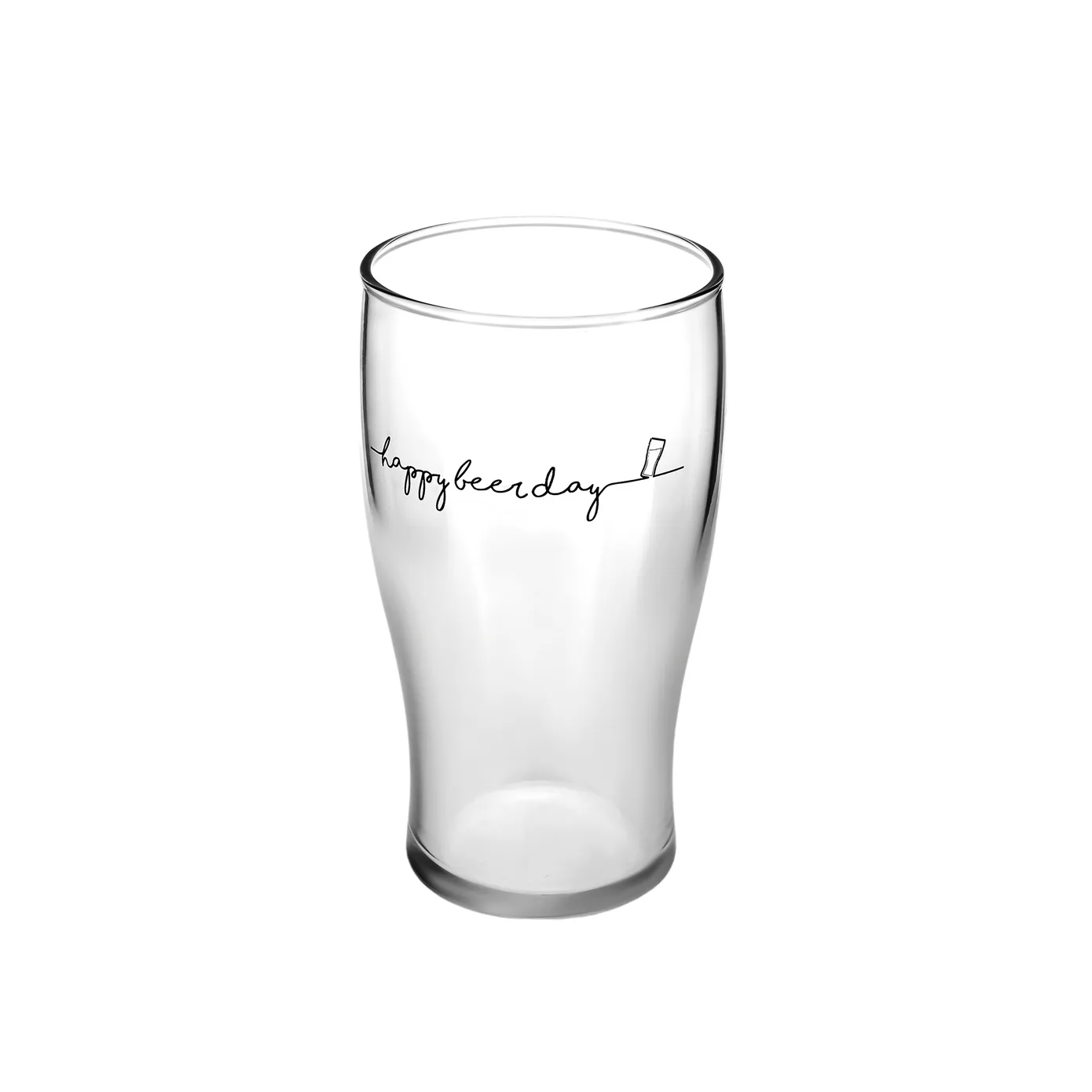 Karaca Eloy 2 Piece Glass Beer Glass Set, 454ml, Black - Image 5