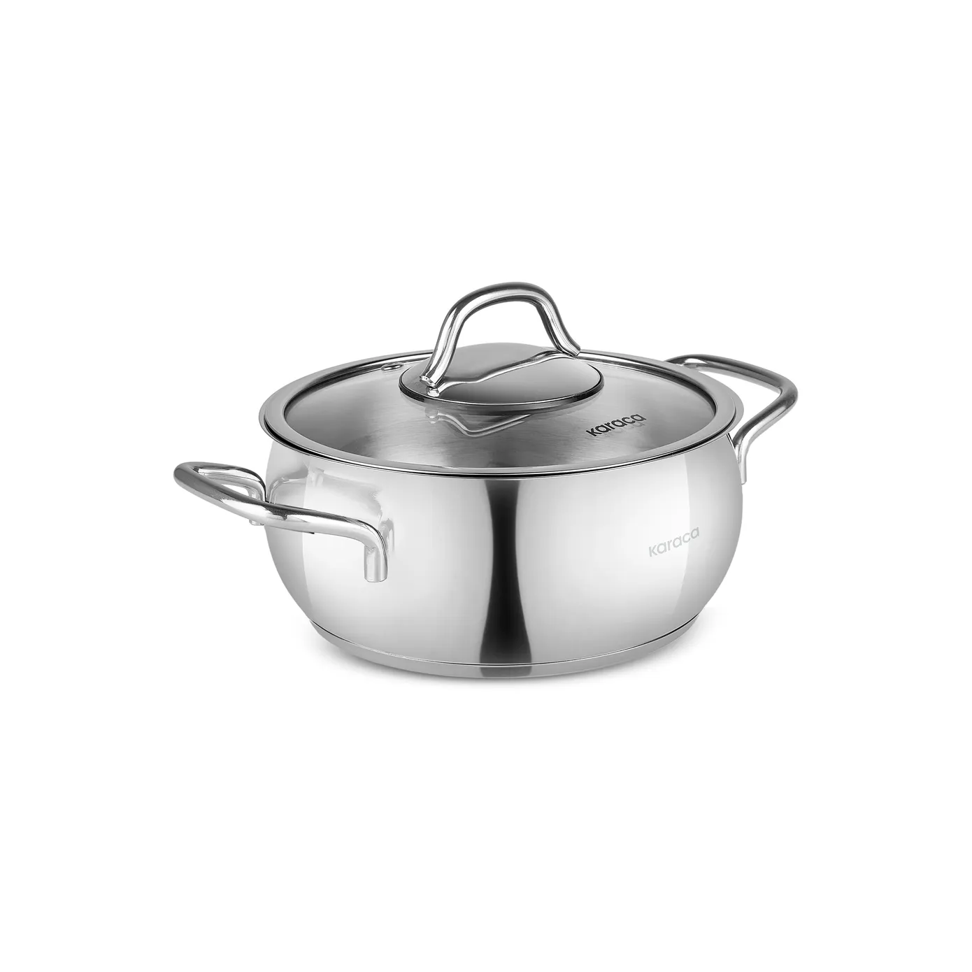 Karaca Emirgan Stainless Steel Stockpot with Lid, 18cm, Silver - Image 7