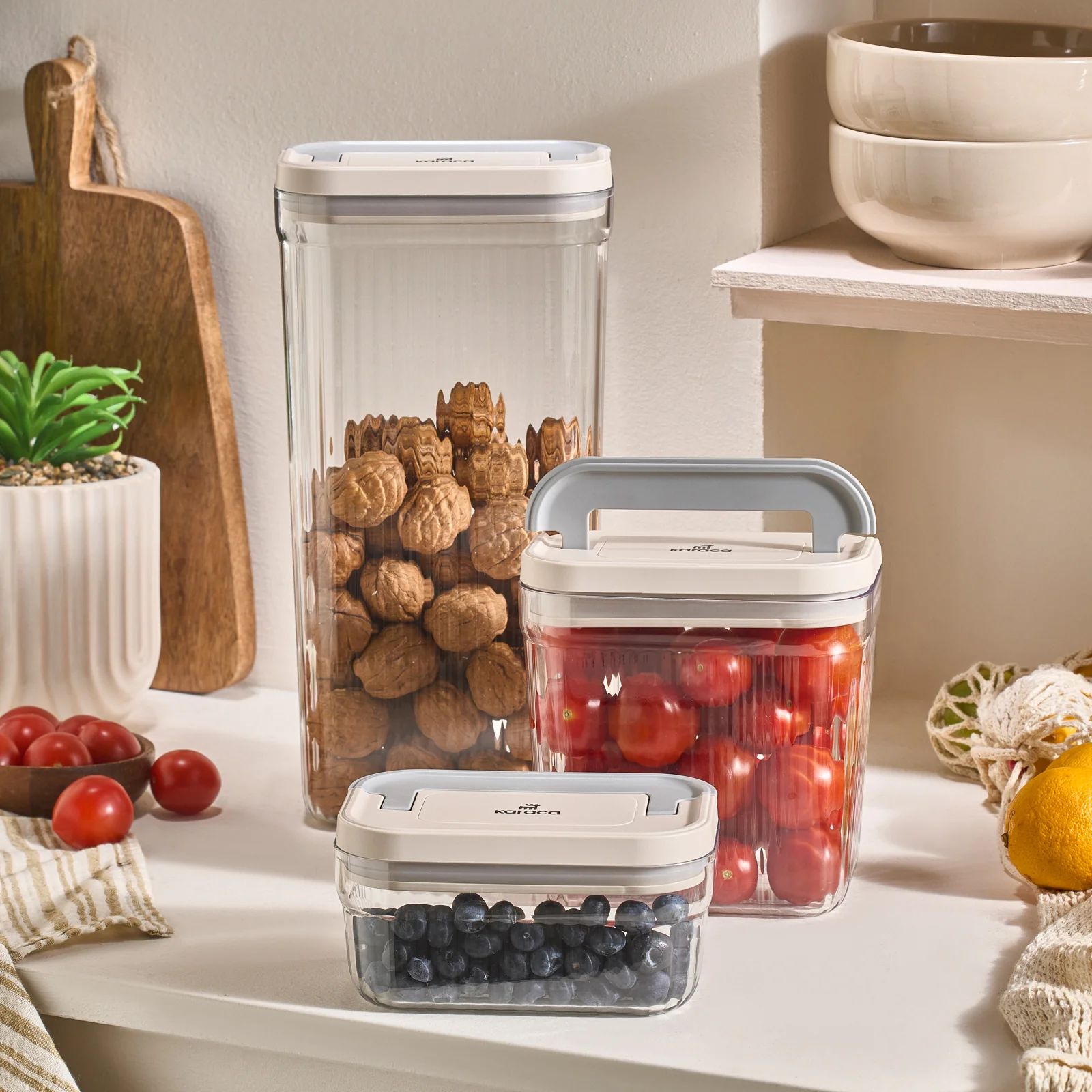 Karaca Flex 2-Piece Storage Container, 1500ml, Clear - Image 6