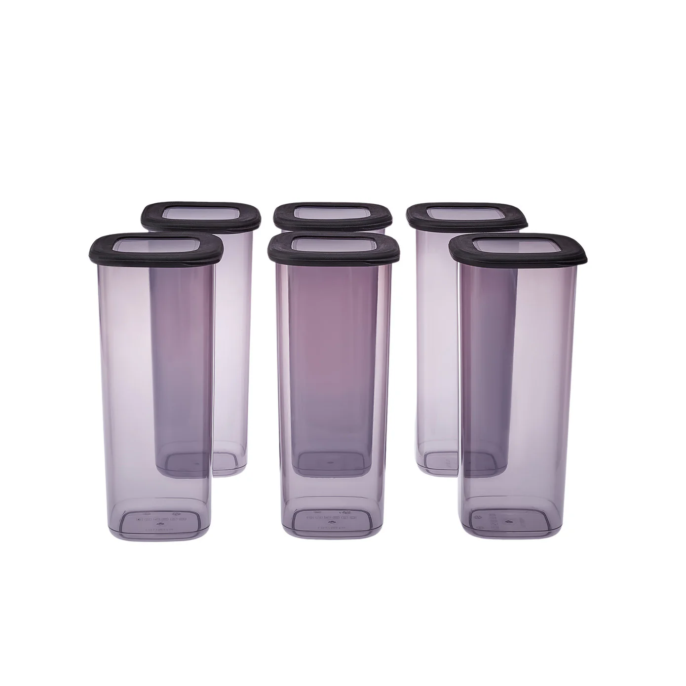 Karaca Forbs 6-Piece Storage Container, 1750ml, Anthratice - Image 3