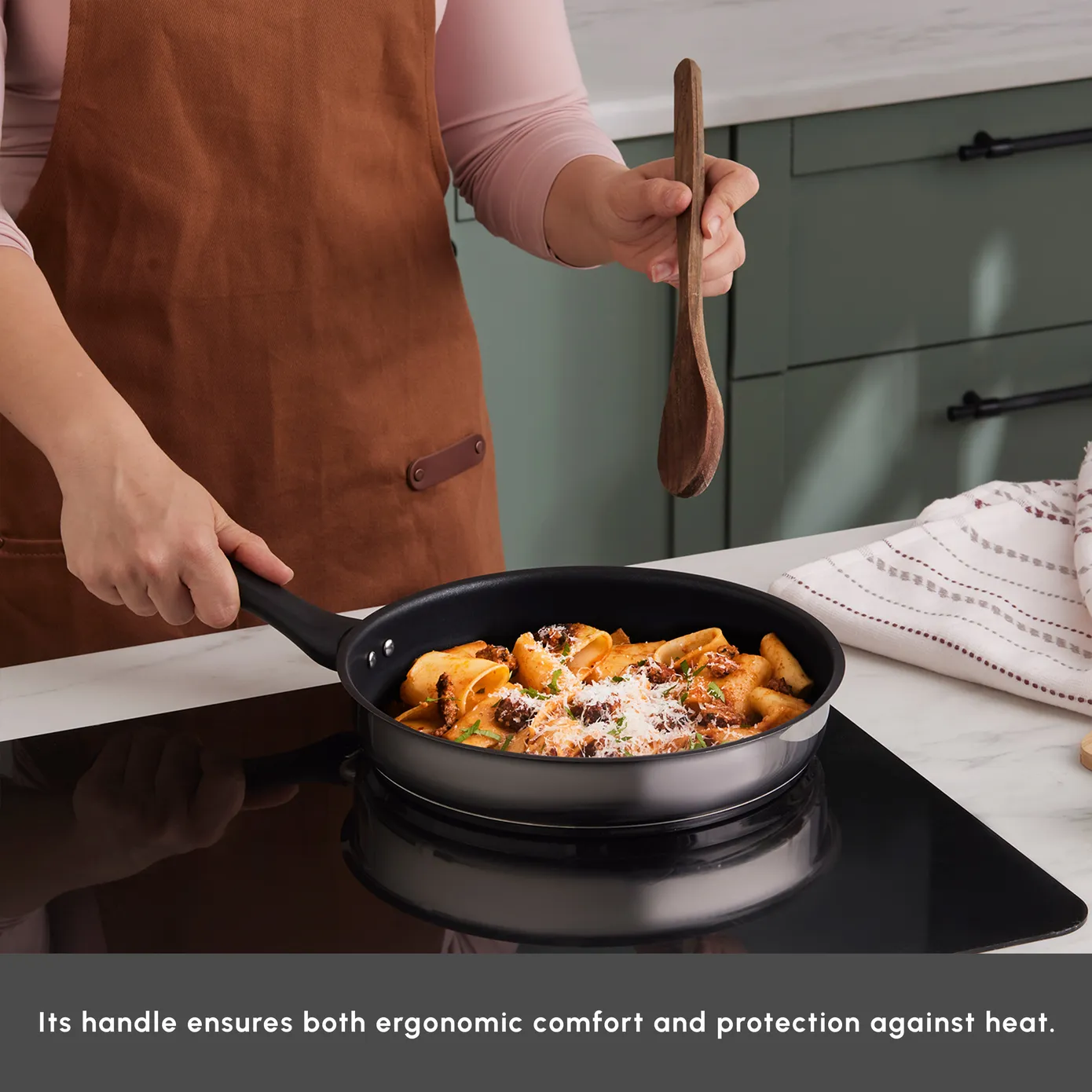 Karaca Gastro Stainless Steel Frying Pan, 28cm, Silver - Image 5