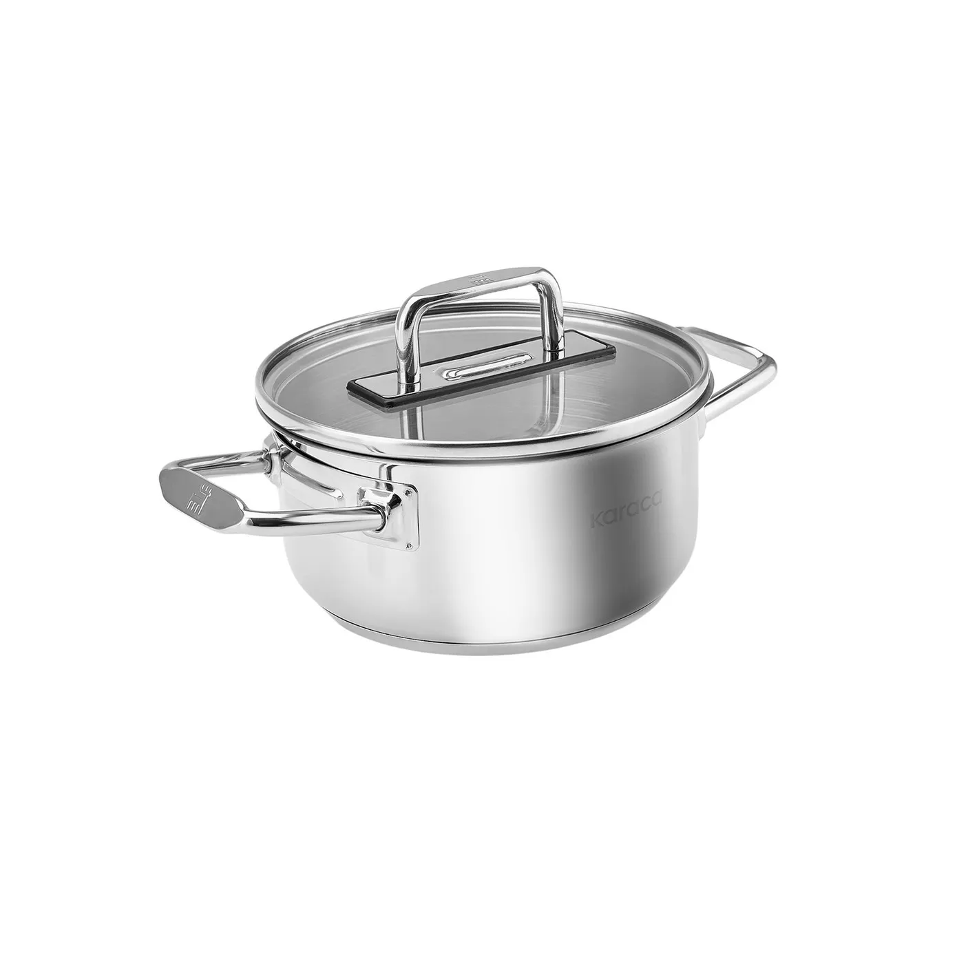Karaca Grace Stainless Steel Induction Stockpot with Lid, 22cm, Silver - Image 7