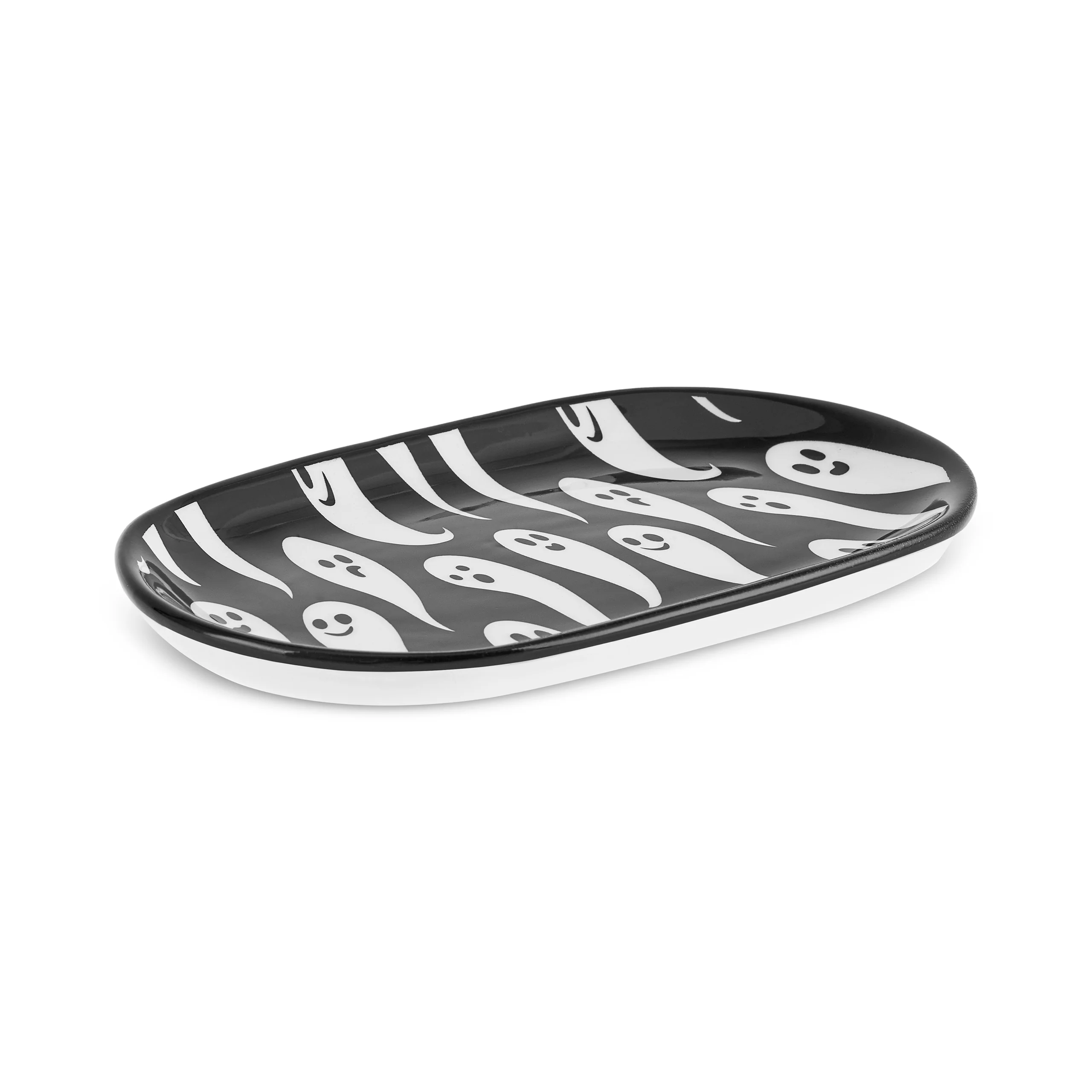 Karaca Halloween Ghosts Party Ceramic Serving Platter, 15cm, Multicolour - Image 3
