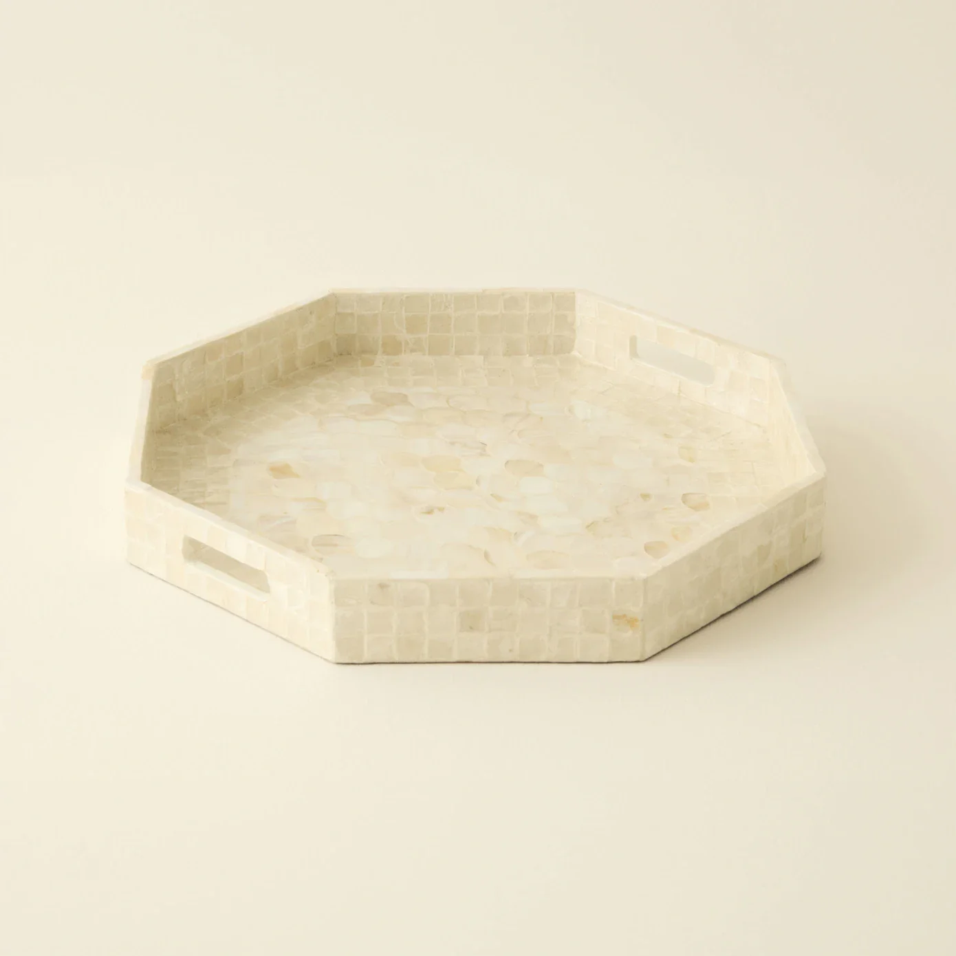 Karaca Home Carrie Decorative Tray, 37cm, White - Image 2