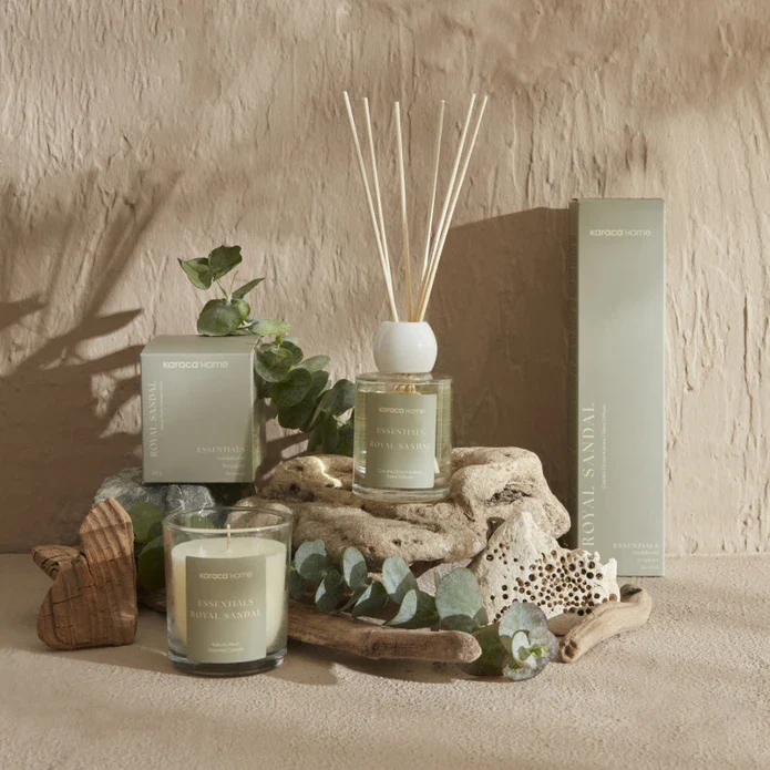Karaca Home Essential Royal Sandal Candle, Khaki - Image 4
