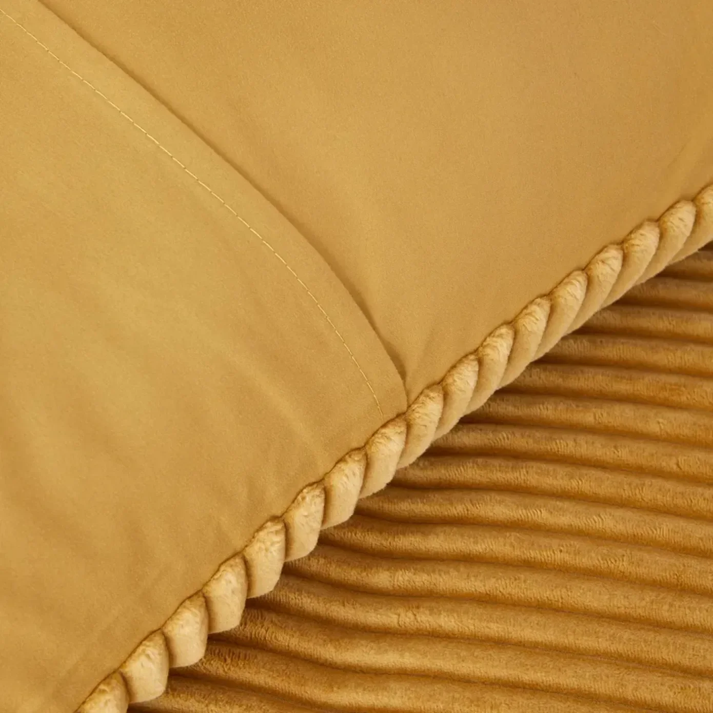 Karaca Home Joena Bedspread Set, Double, Mustard - Image 9