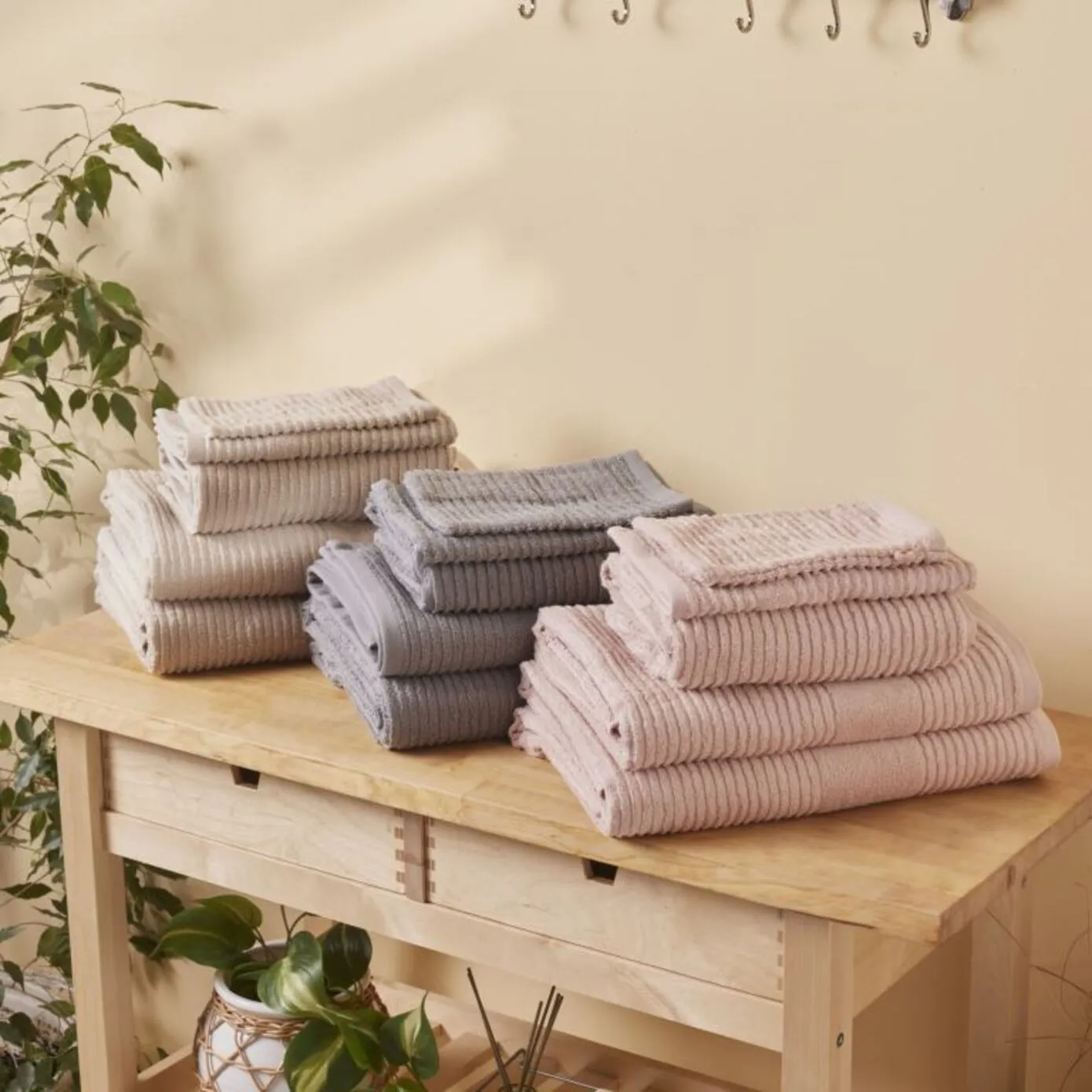 Karaca Home Rachel 100% Cotton Guest Towel, 30cmx50cm, Light Rose - Image 4
