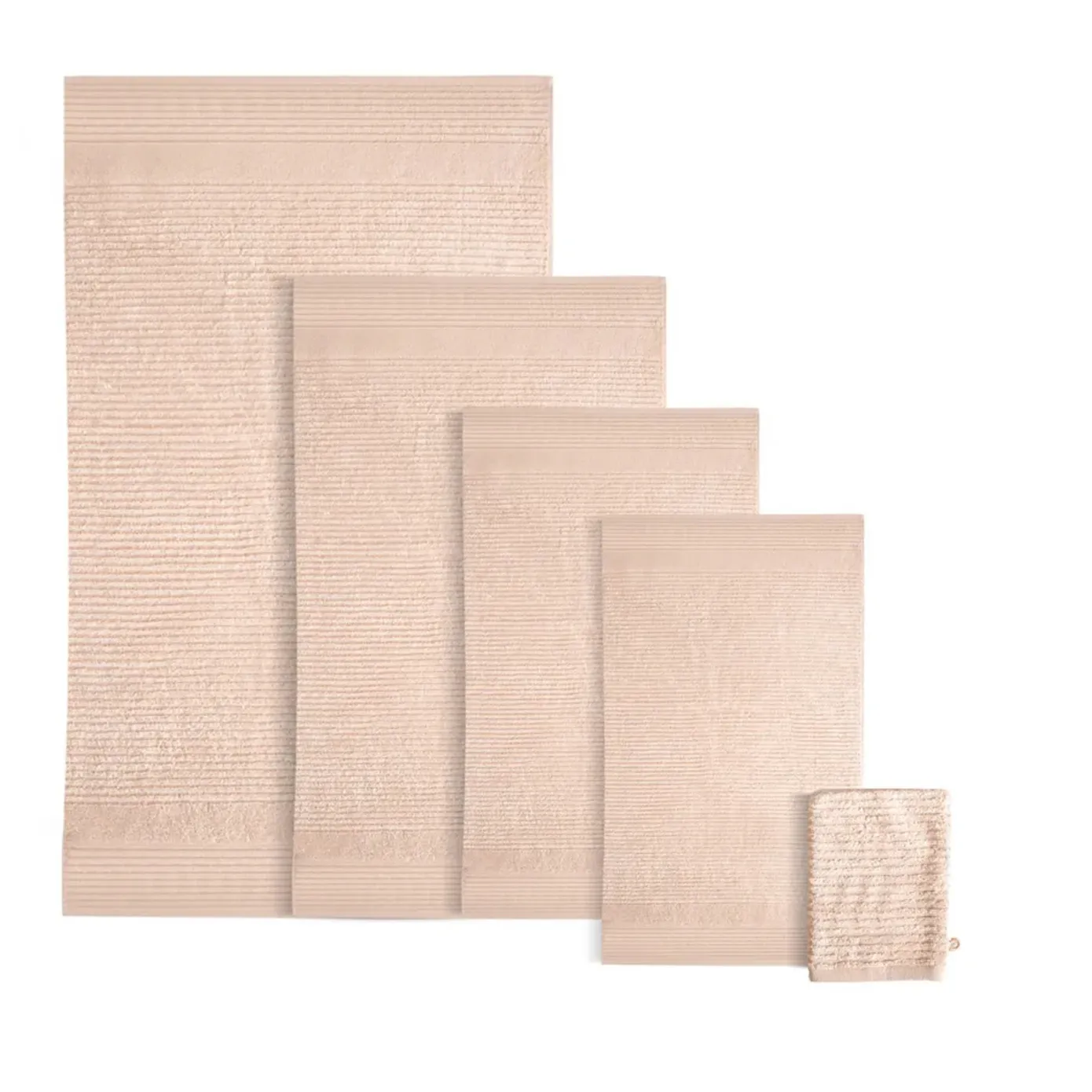 Karaca Home Rachel Supreme 100% Cotton Towel Set, Beige - Image 6