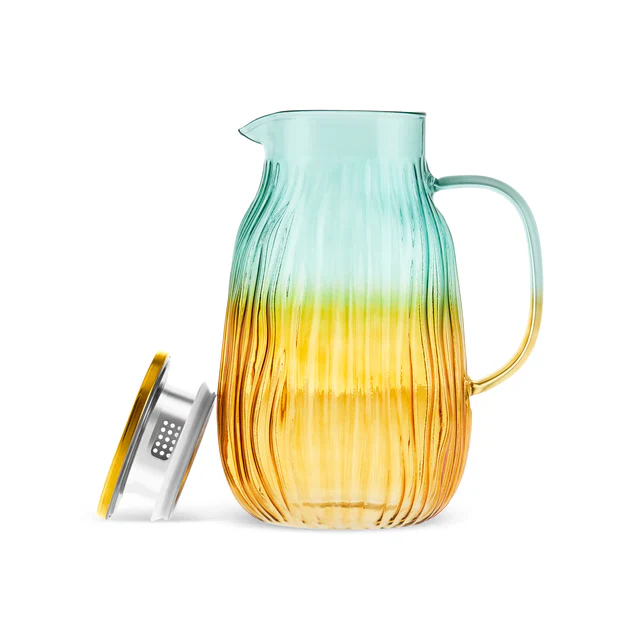 Karaca Jolie 7-Piece Tumbler Glass Set, Yellow Green - Image 6