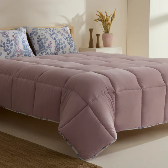 Karaca Leaf Comforter Set, Double, 200x200+2x50x70cm, Multi - Image 2