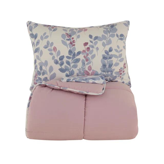 Karaca Leaf Comforter Set, Double, 200x200+2x50x70cm, Multi - Image 6