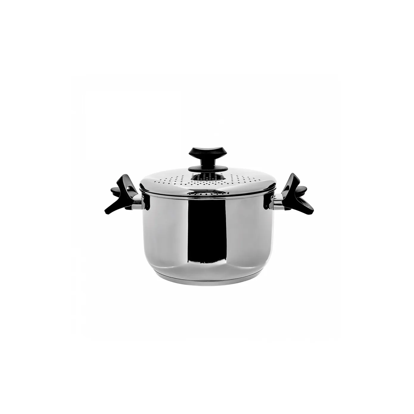 Karaca Love of Kitchen Stainless Steel Non-Stick Induction Pasta Pot with Strainer Lid, 3.5L, Silver - Image 2