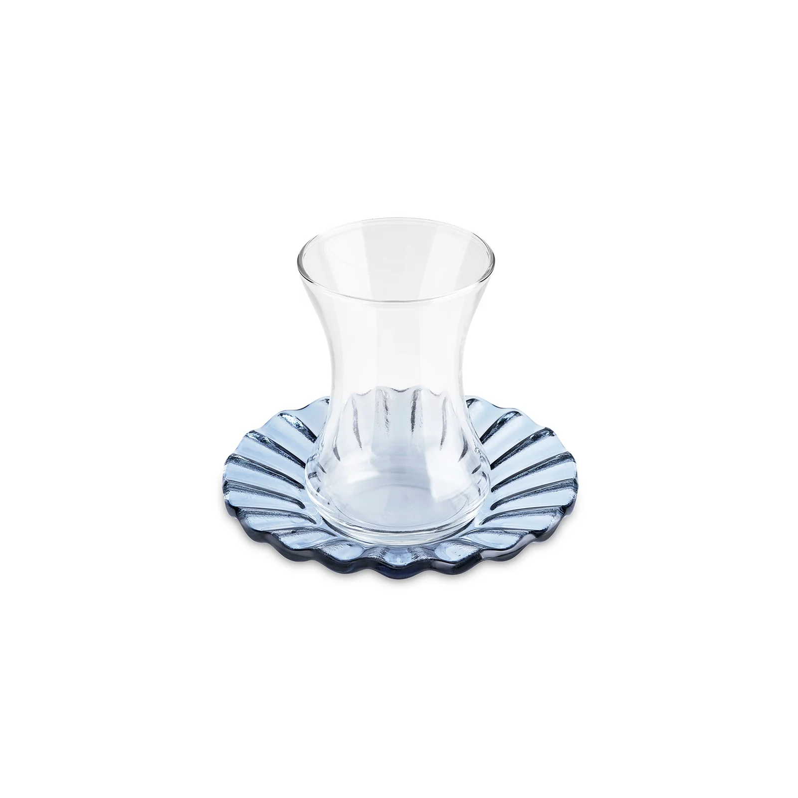 Karaca Luna 12-Piece Turkish Tea Set for 6 People, 130ml, Light Blue - Image 12
