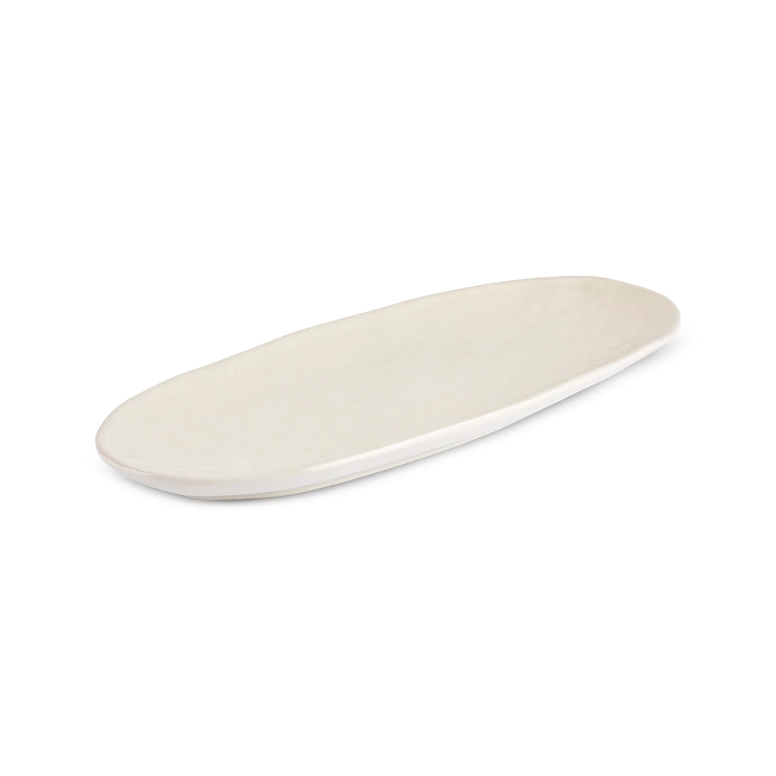 Karaca Nebula Stoneware Serving Platter, 33cm, Beige - Image 2