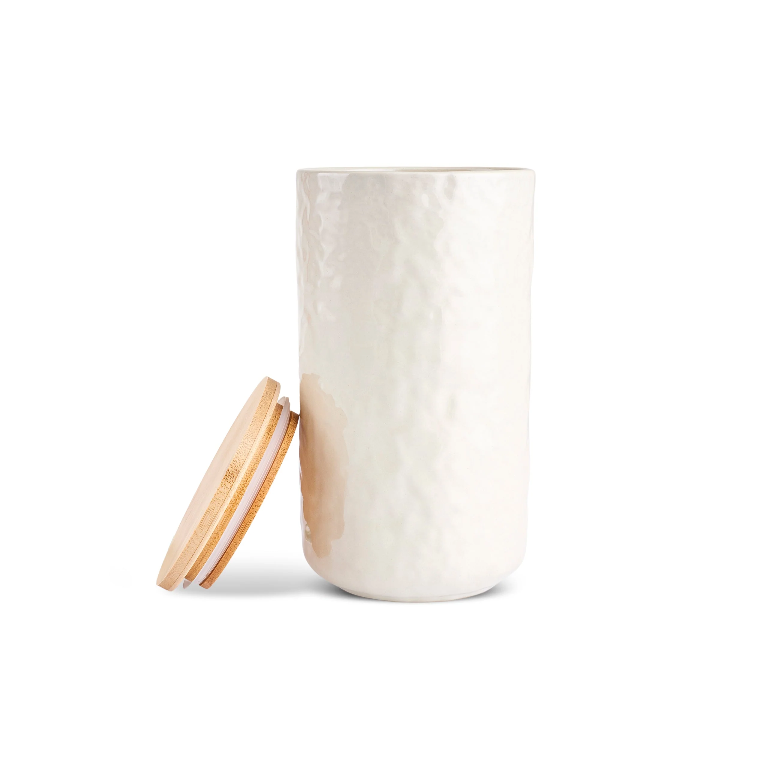 Karaca Nebula Stoneware Storage Container, 18cm, Beige - Image 6
