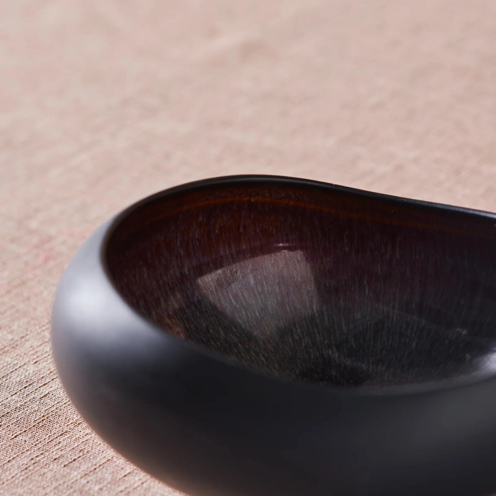 Karaca Earth Collection New Galactic Reactive Glaze Cereal/Soup Bowl, 15cm, Black - Image 2