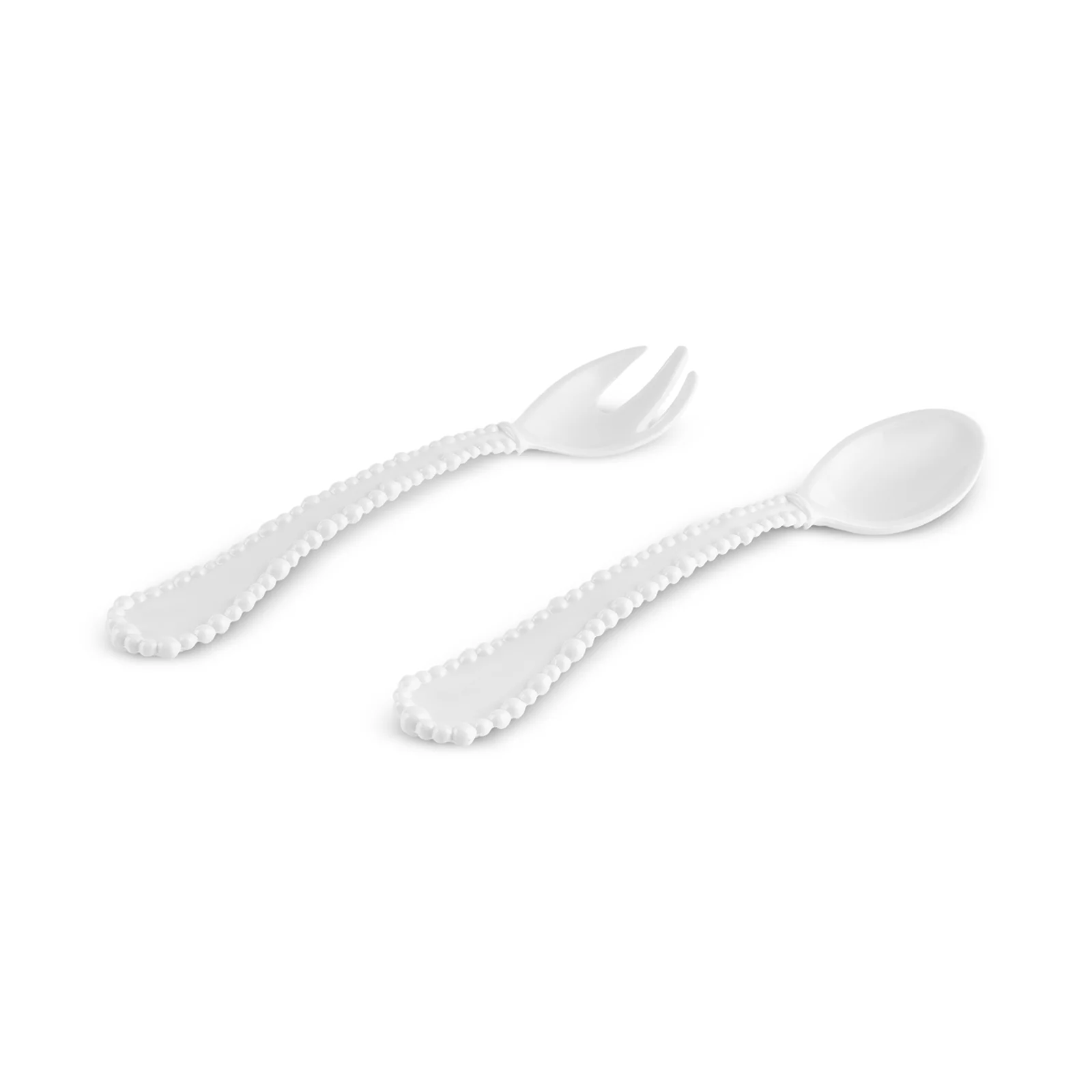 Karaca Perla Melamine 2-Piece Service Set, White - Image 5