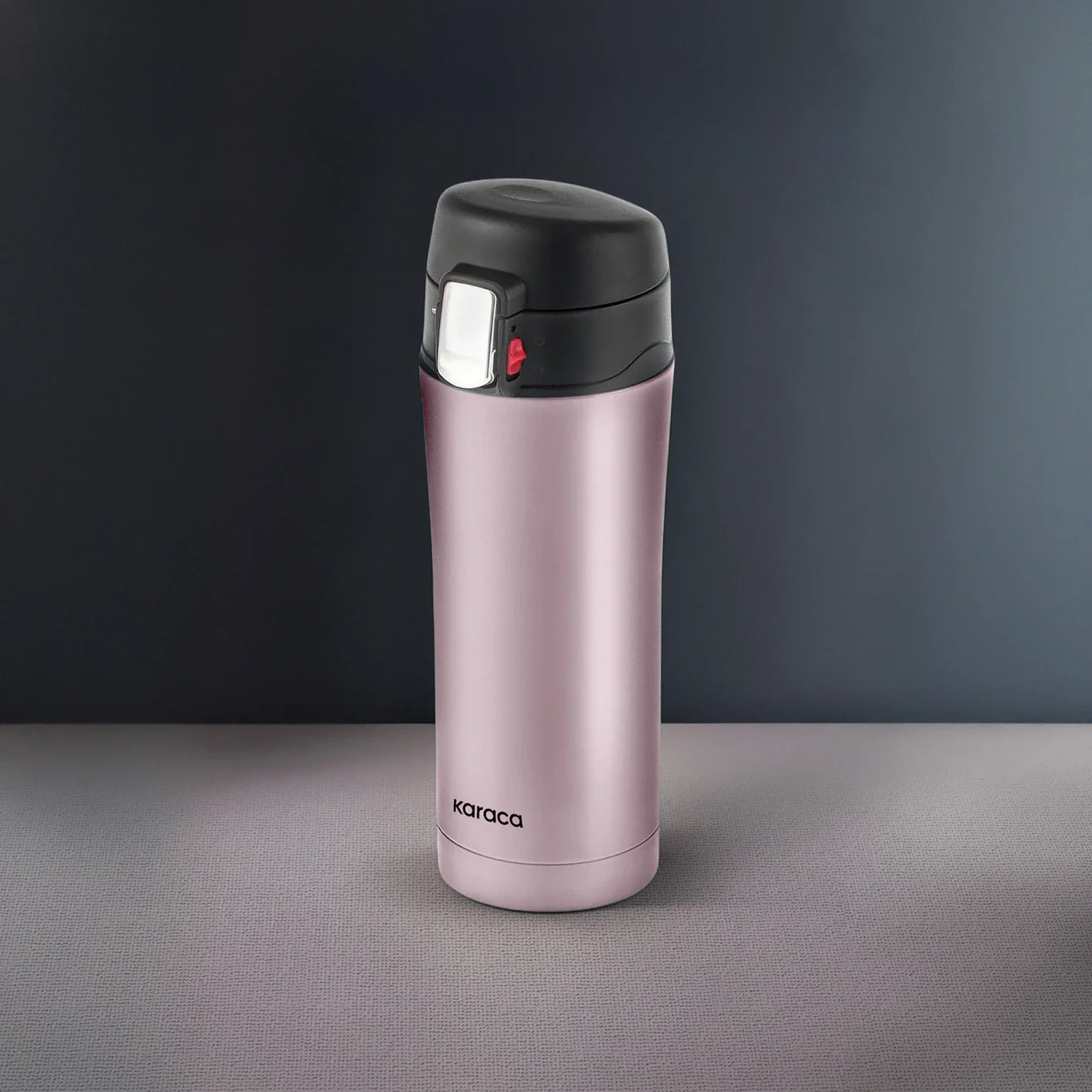 Karaca Pluton Stainless Steel Leak-Proof Flask, 350ml, Rose Gold - Image 8