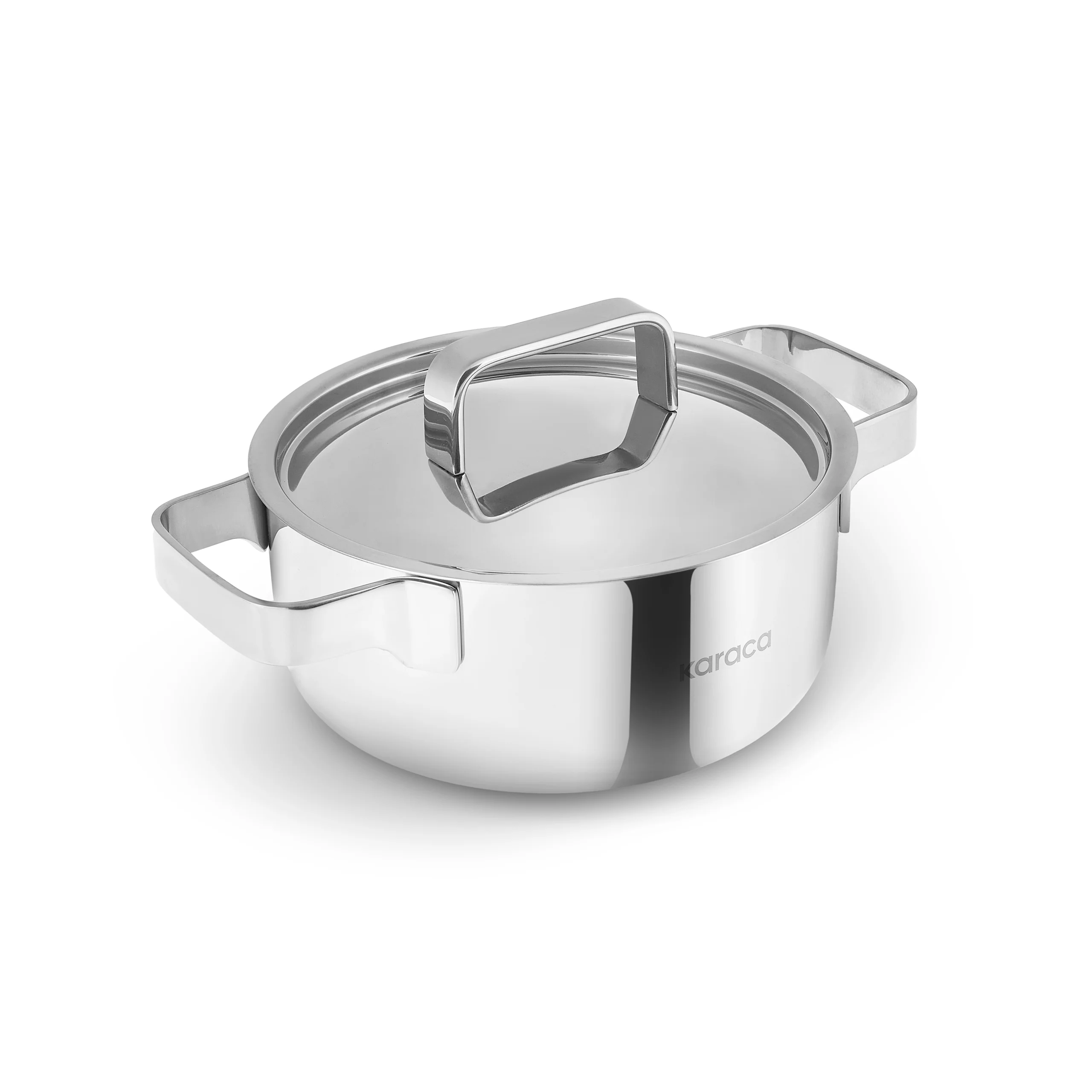 Karaca Powersteel 316+ 3Ply Onyx Stainless Steel Induction Cookware Set, Silver - Image 16