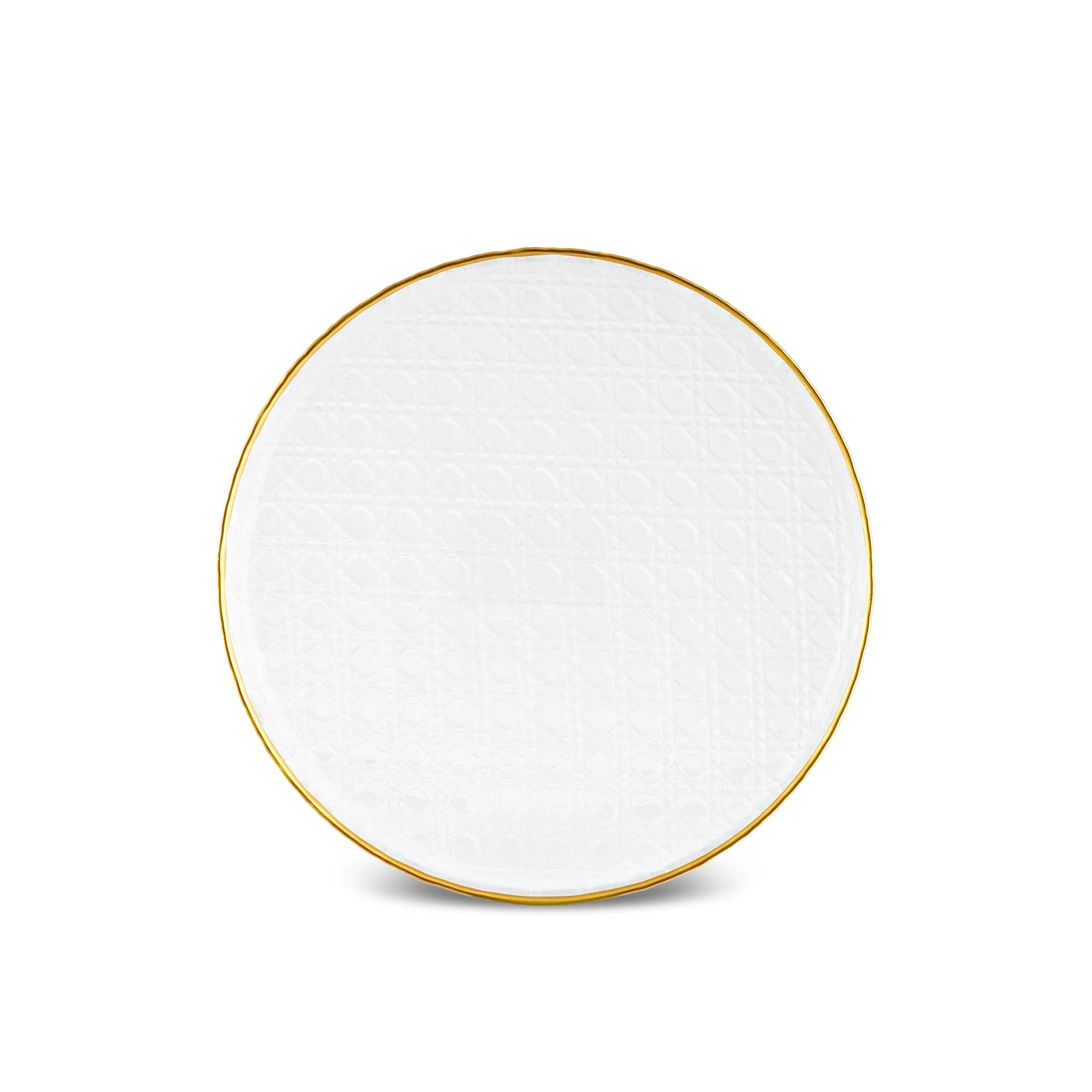 Karaca Rattan 7-Piece Serveware Set for 6 People, Gold - Image 9