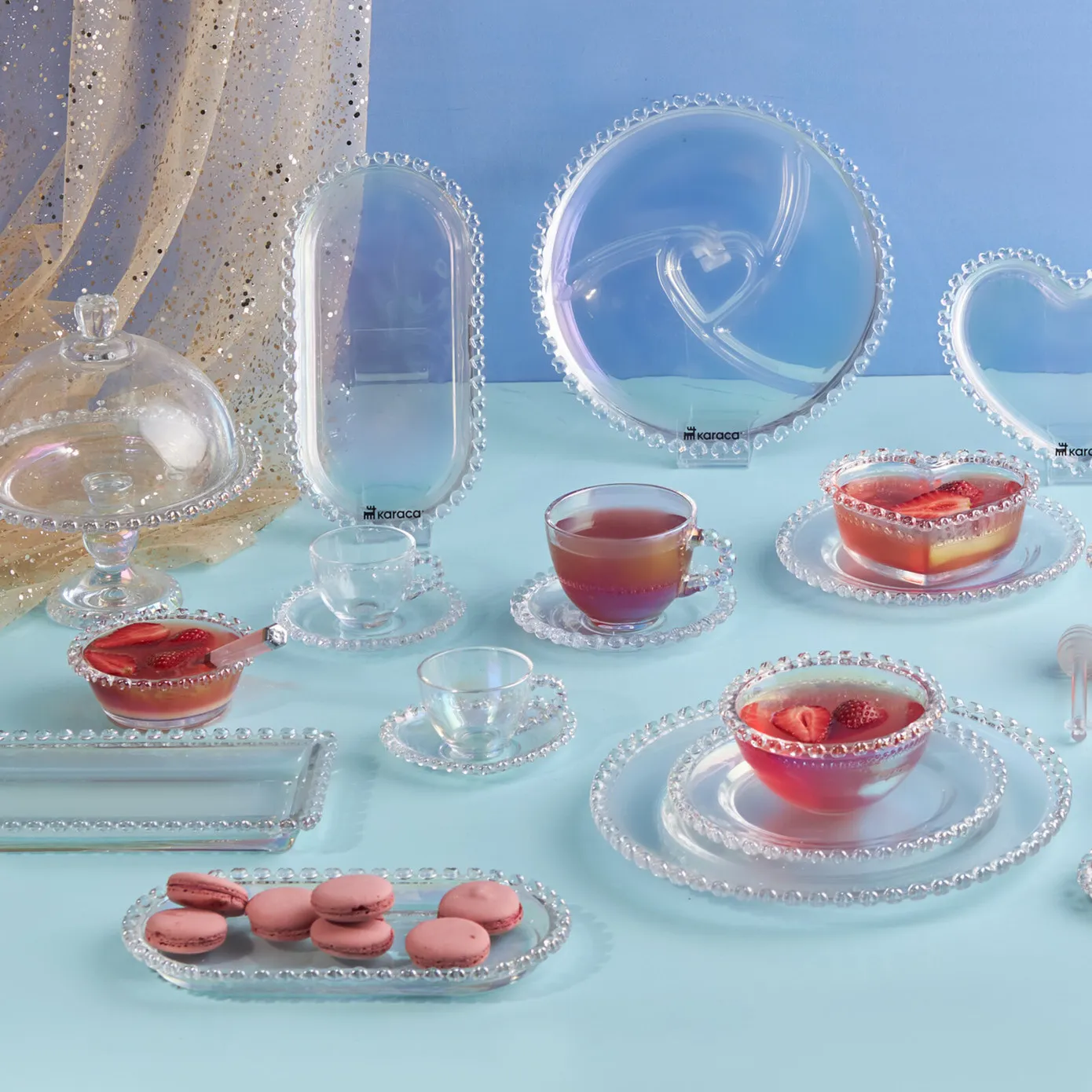 Karaca Rory Glass Snack Bowl, 11cm, Clear - Image 4