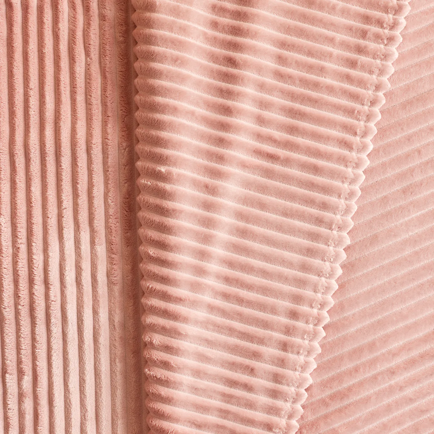 Karaca Ruby Stripe Wellsoft Blanket, Single, Pink - Image 3