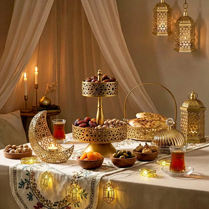 Karaca Sema Lantern, Gold - Image 4