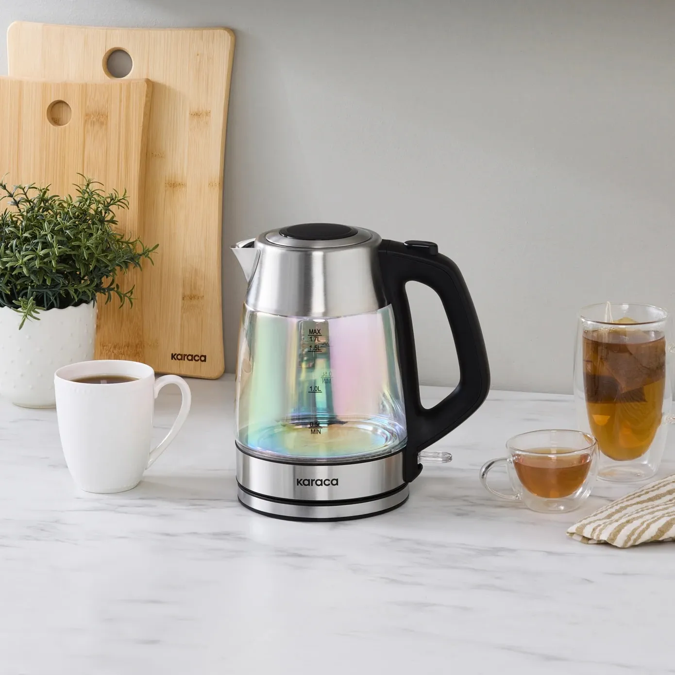 Karaca Shiny Glass, 1.7L, Inox - Image 2