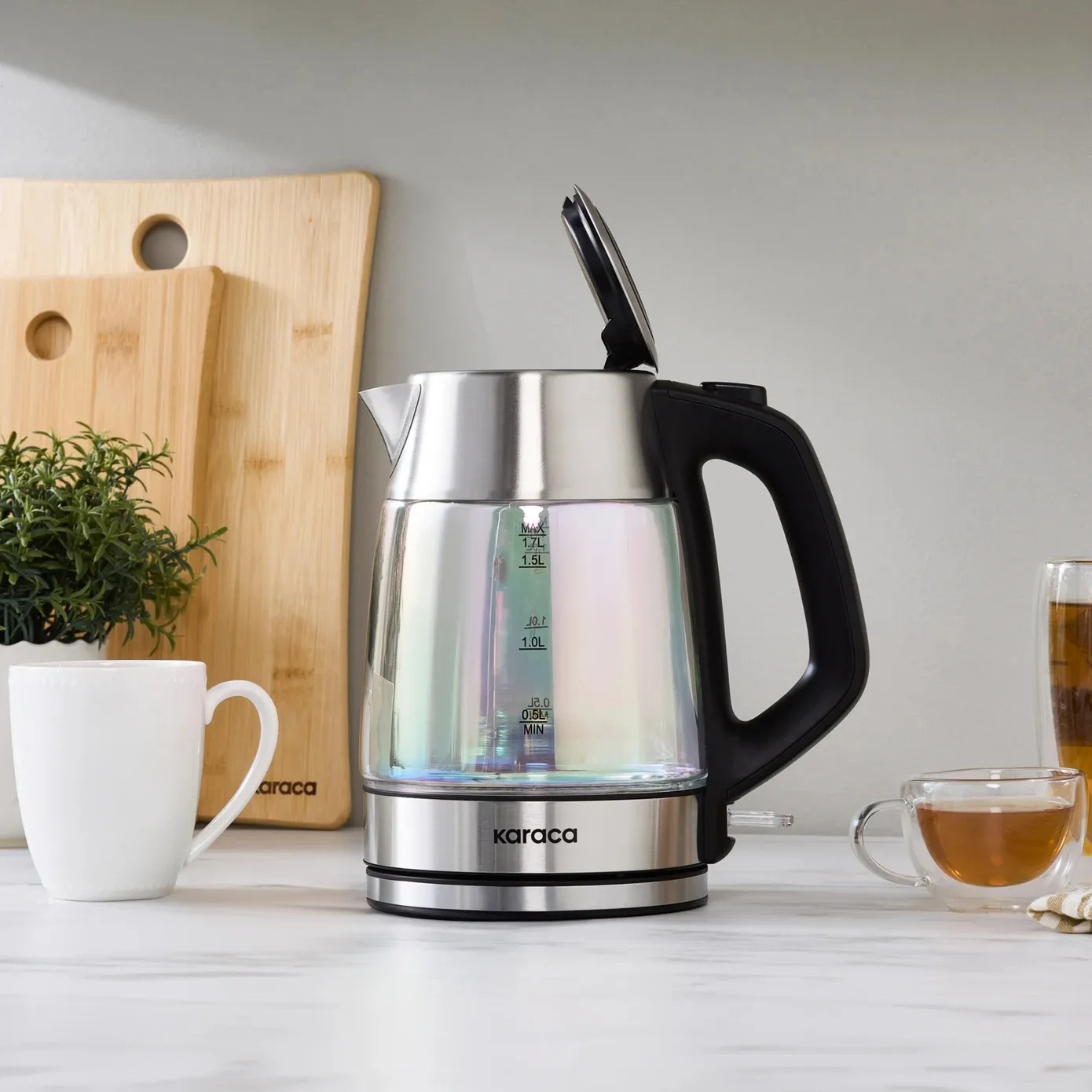 Karaca Shiny Glass, 1.7L, Inox - Image 7
