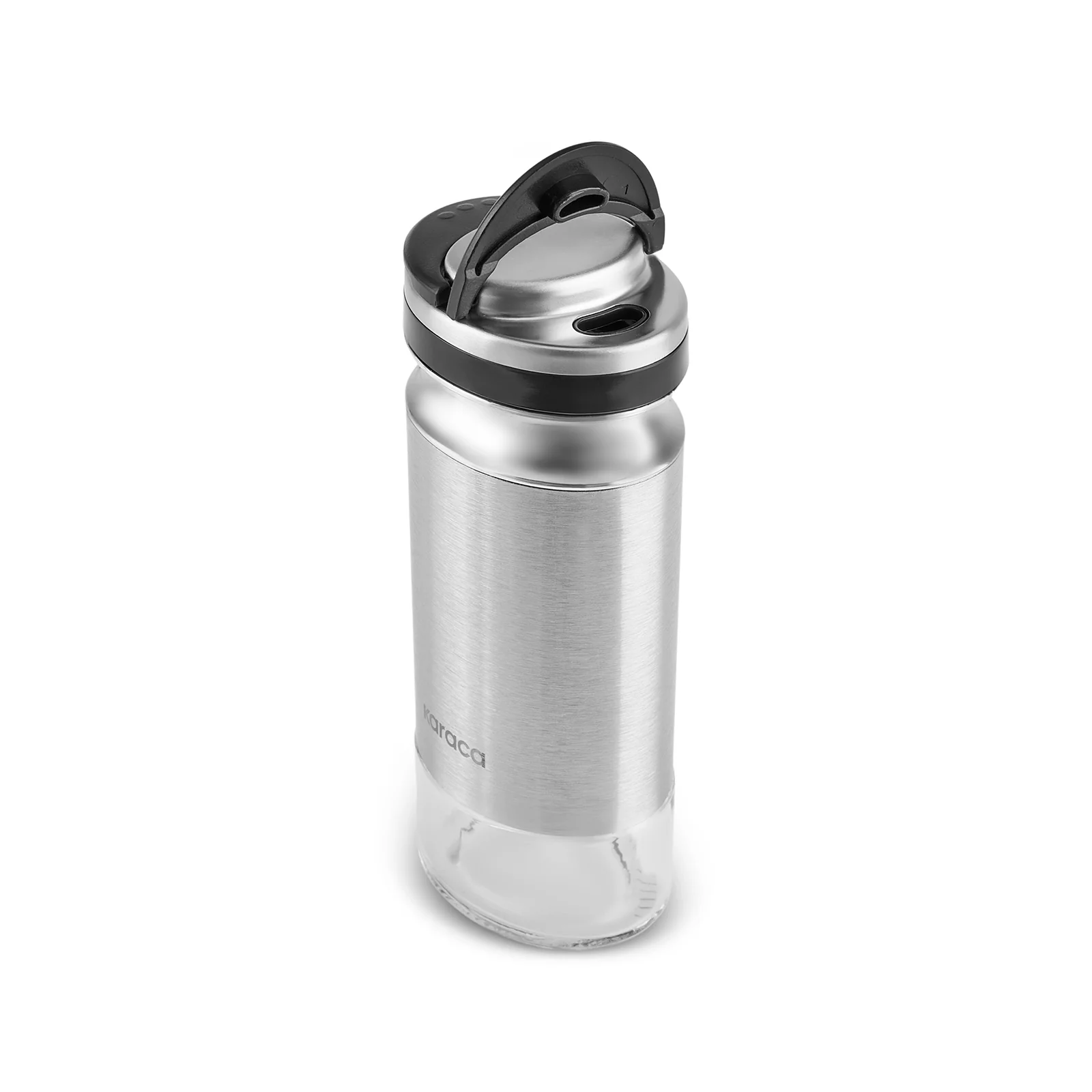 Karaca Stellum 3-Piece Glass Salt and Pepper Shaker, Inox - Image 6