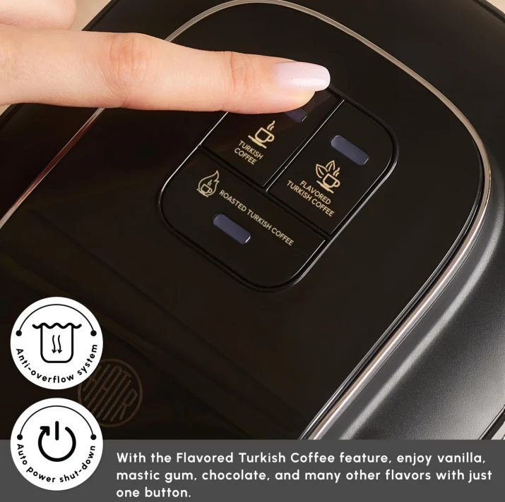 Karaca Hatır Neo Inox Turkish Coffee Maker,  735W, 300ml, Inox - Image 6