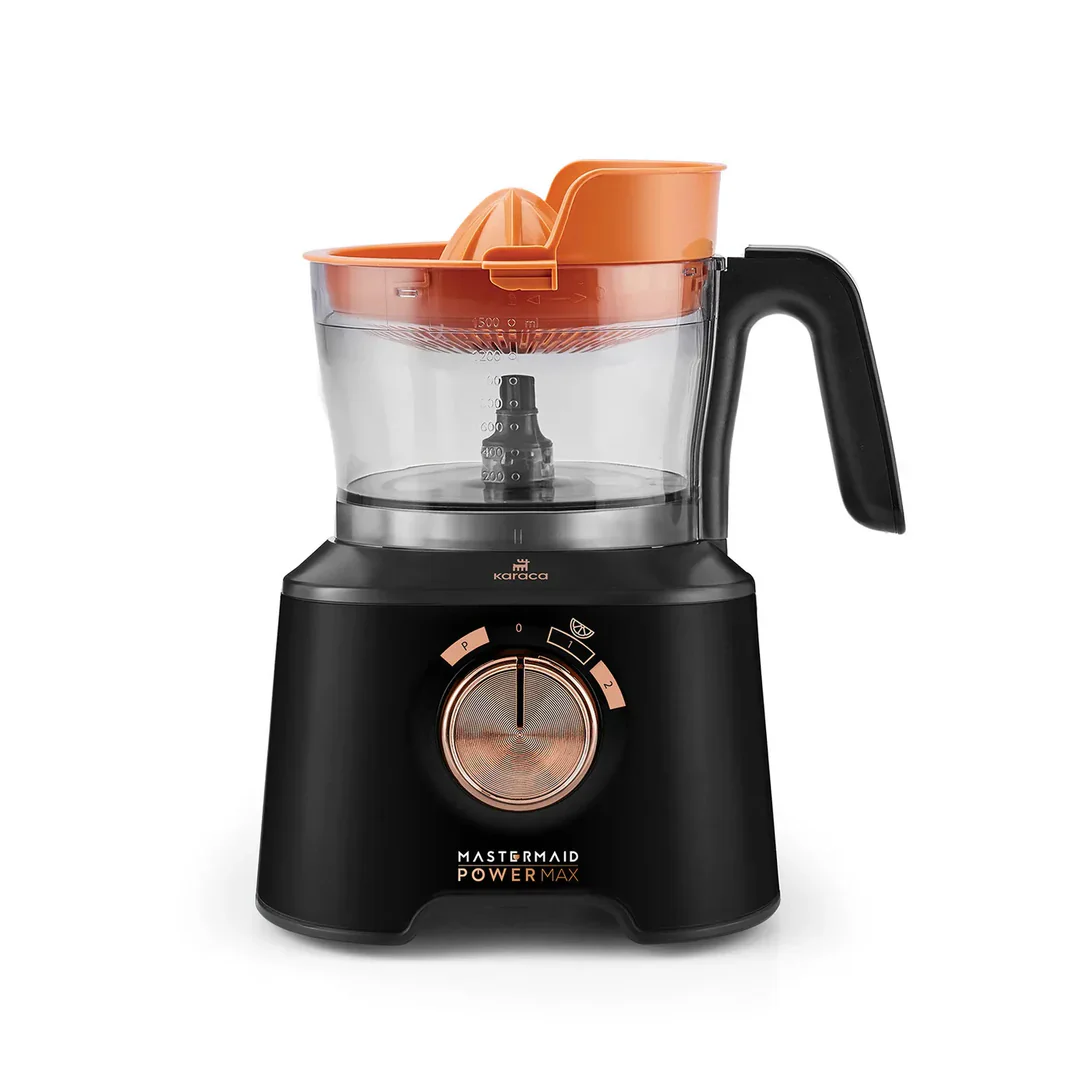 Karaca Mastermaid Power Max 11 in 1 Food Processor, Matte Black Copper, 2500 W - Image 4