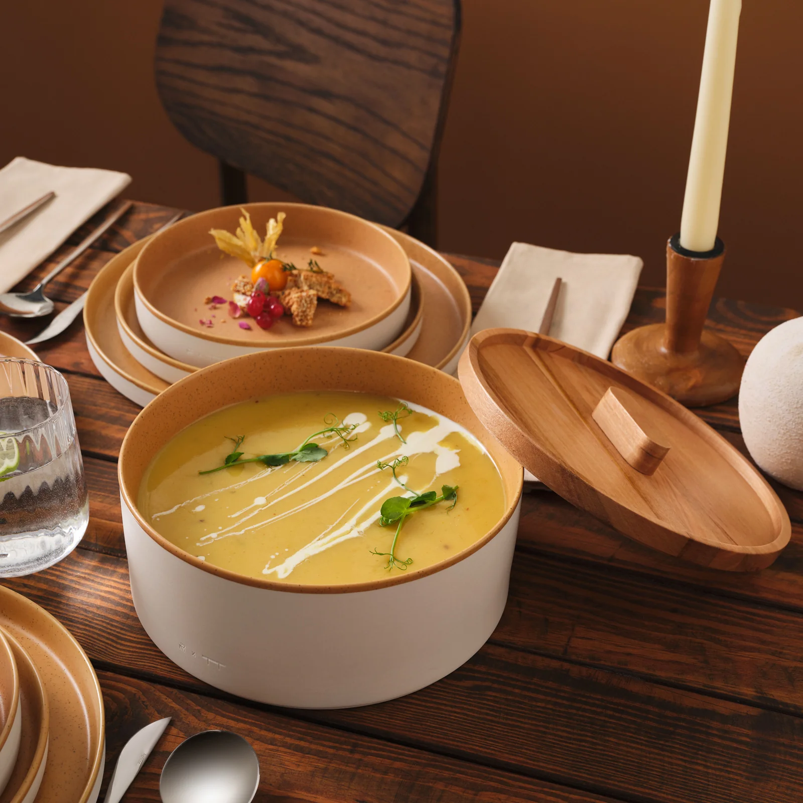 Karaca x Fatih Tutak Earth Collection 57-Piece Dinner Set for 12 People - Image 16