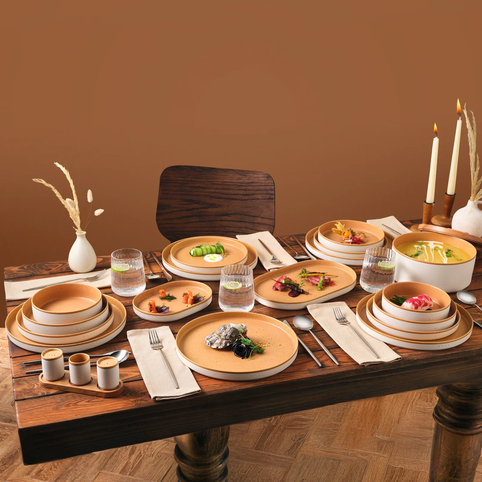 Karaca x Fatih Tutak Earth Collection 57-Piece Dinner Set for 12 People - Image 19