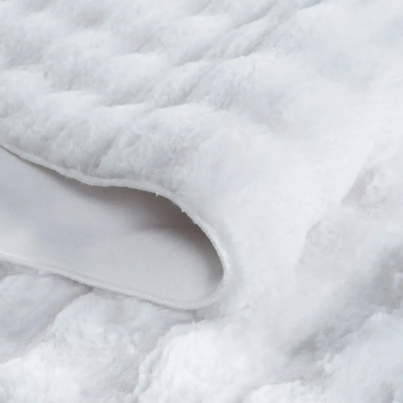 Kaşmir Rugs 7/24 Cosy Premium Bubble Rug, 100cmx150cm, White - Image 3